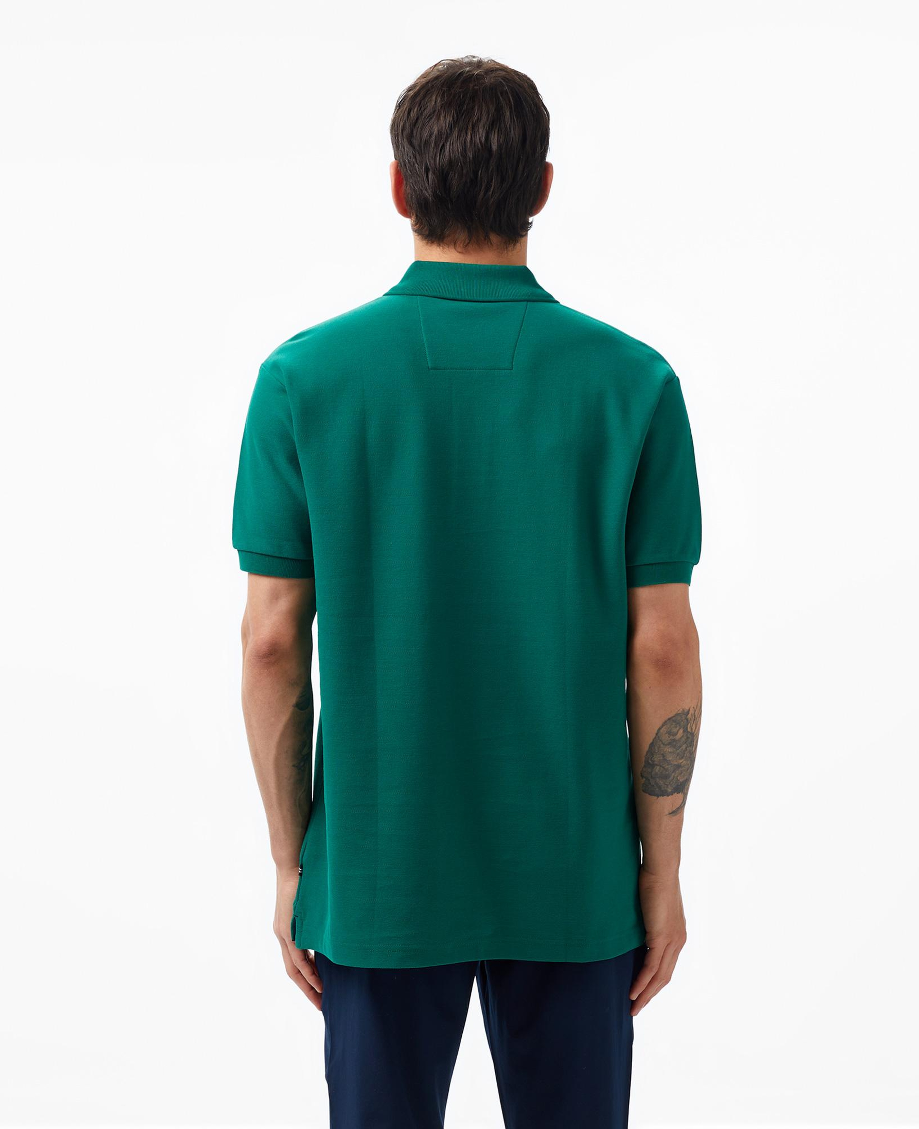 Nautica Erkek Yeşil Classic Fit Kısa Kollu Polo Yaka T-Shirt