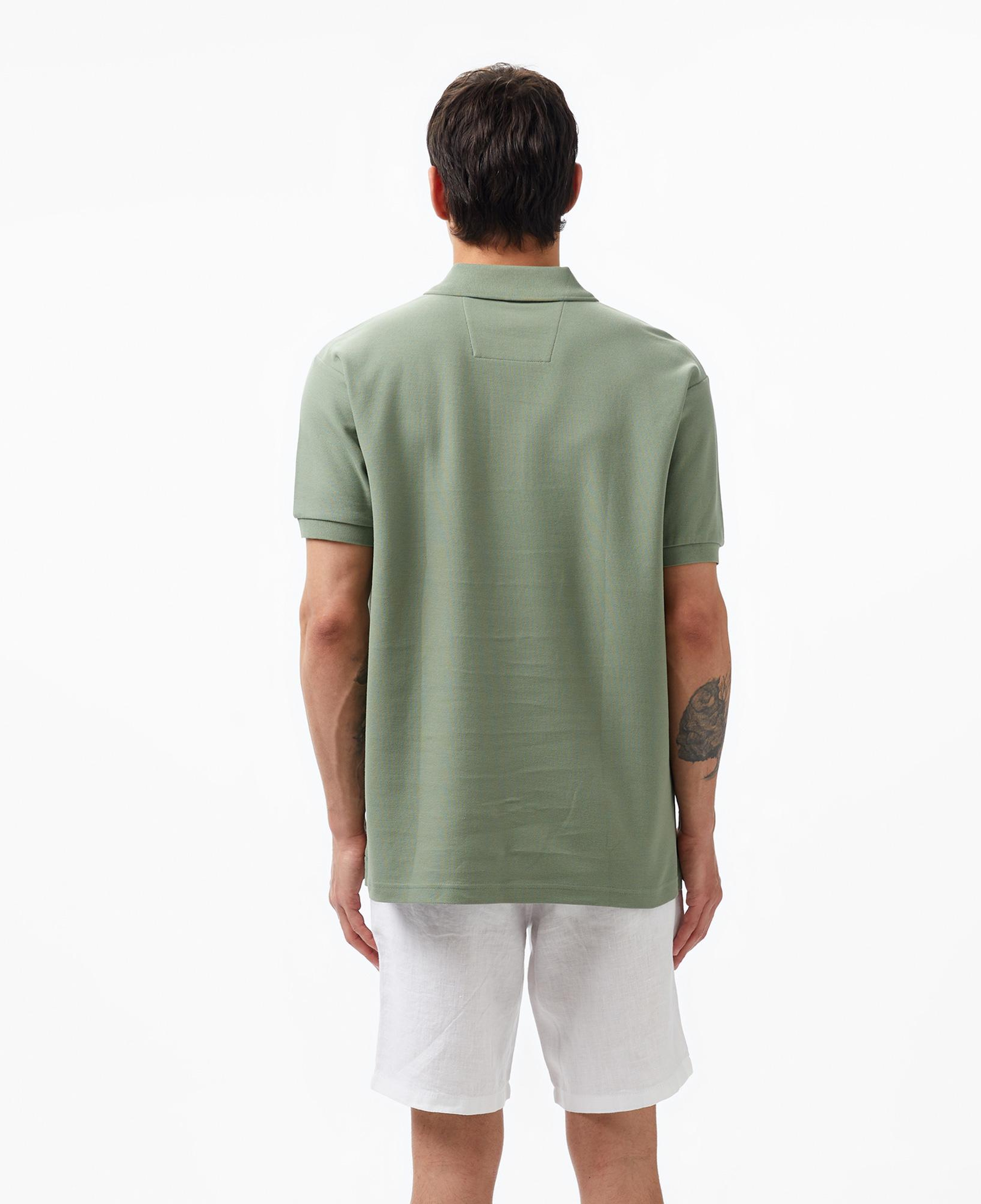 Nautica Erkek Yeşil Classic Fit Kısa Kollu Polo Yaka T-Shirt