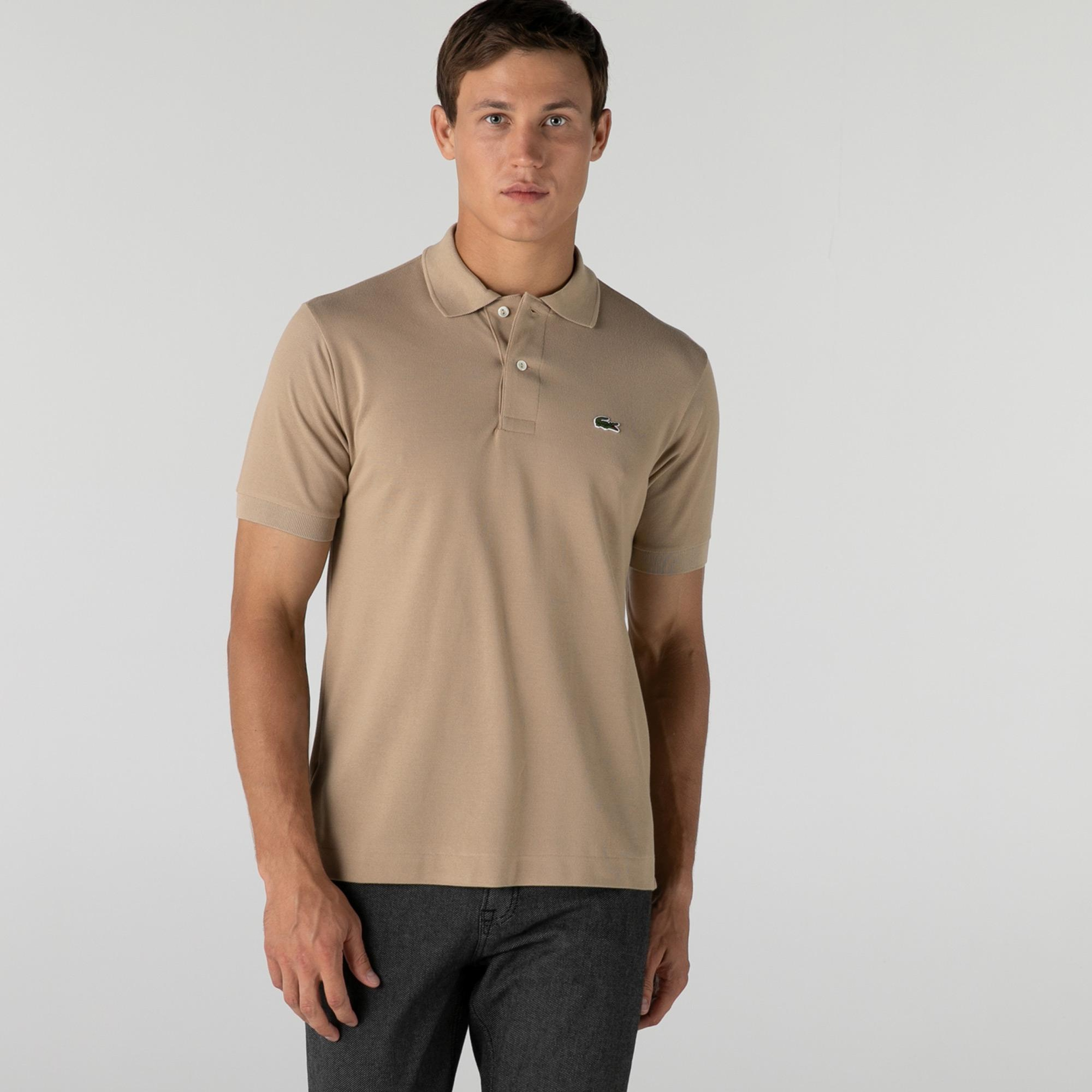 Lacoste L.12.12 Erkek Classic Fit Kahverengi Polo