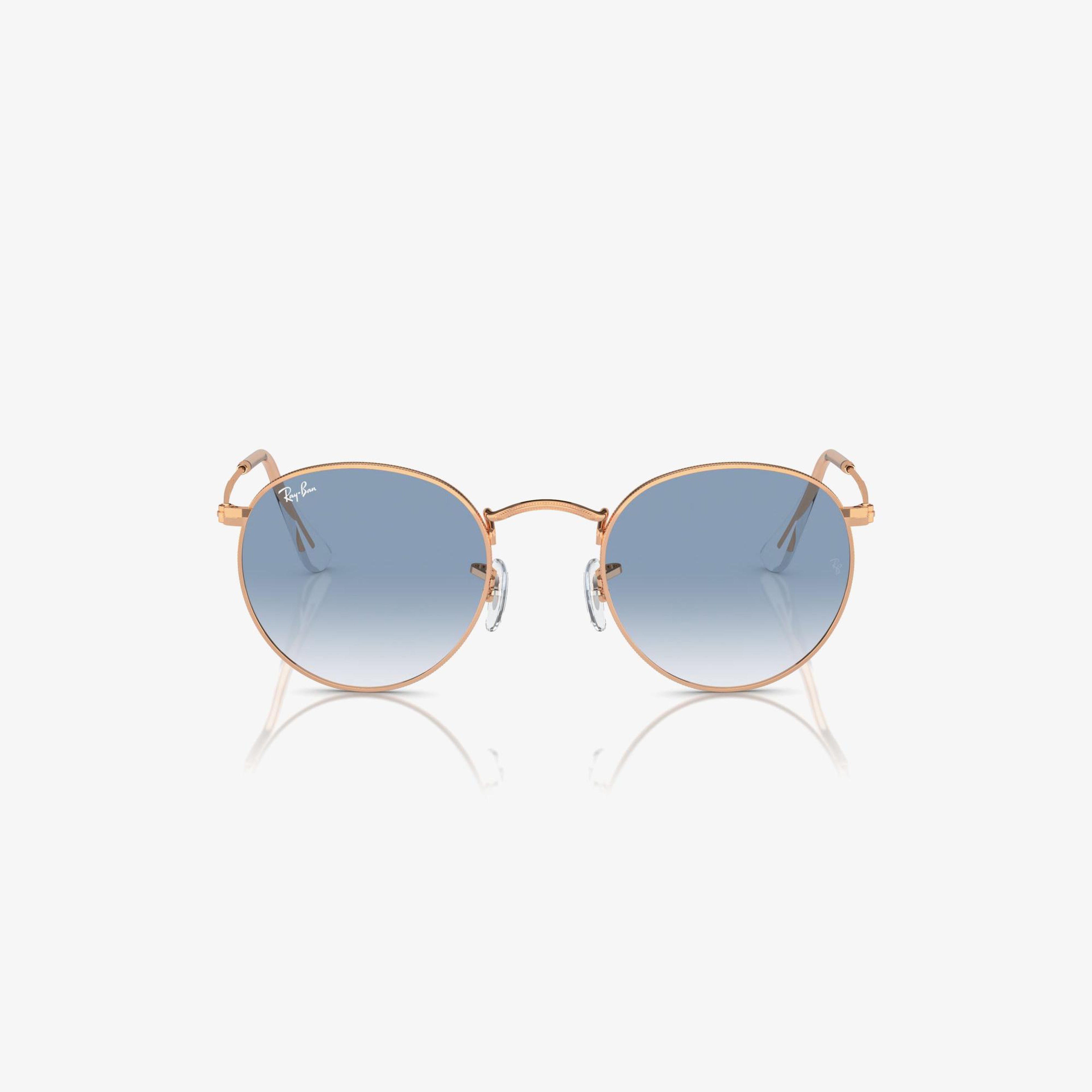 RAY-BAN Round Metal Erkek Altın Rengi Güneş Gözlüğü
