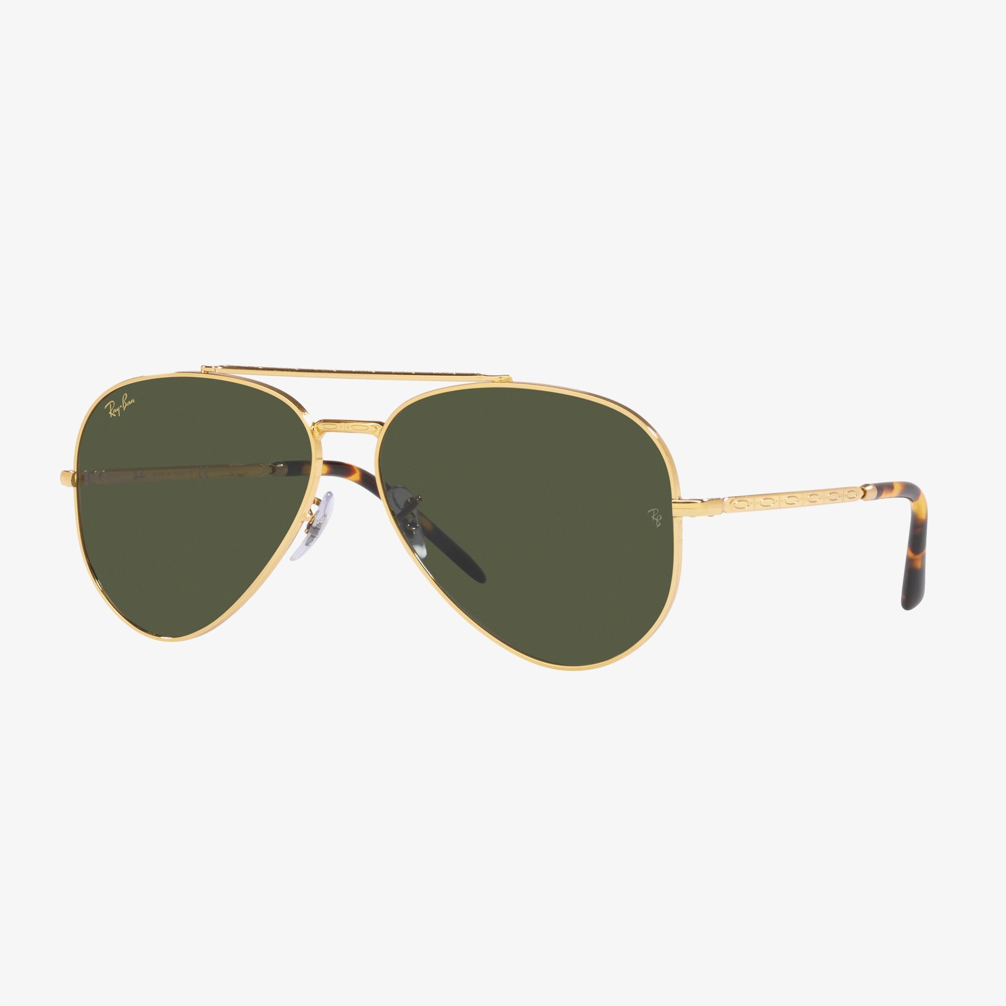 Ray-Ban New Aviator Unisex Altın Rengi Güneş Gözlüğü