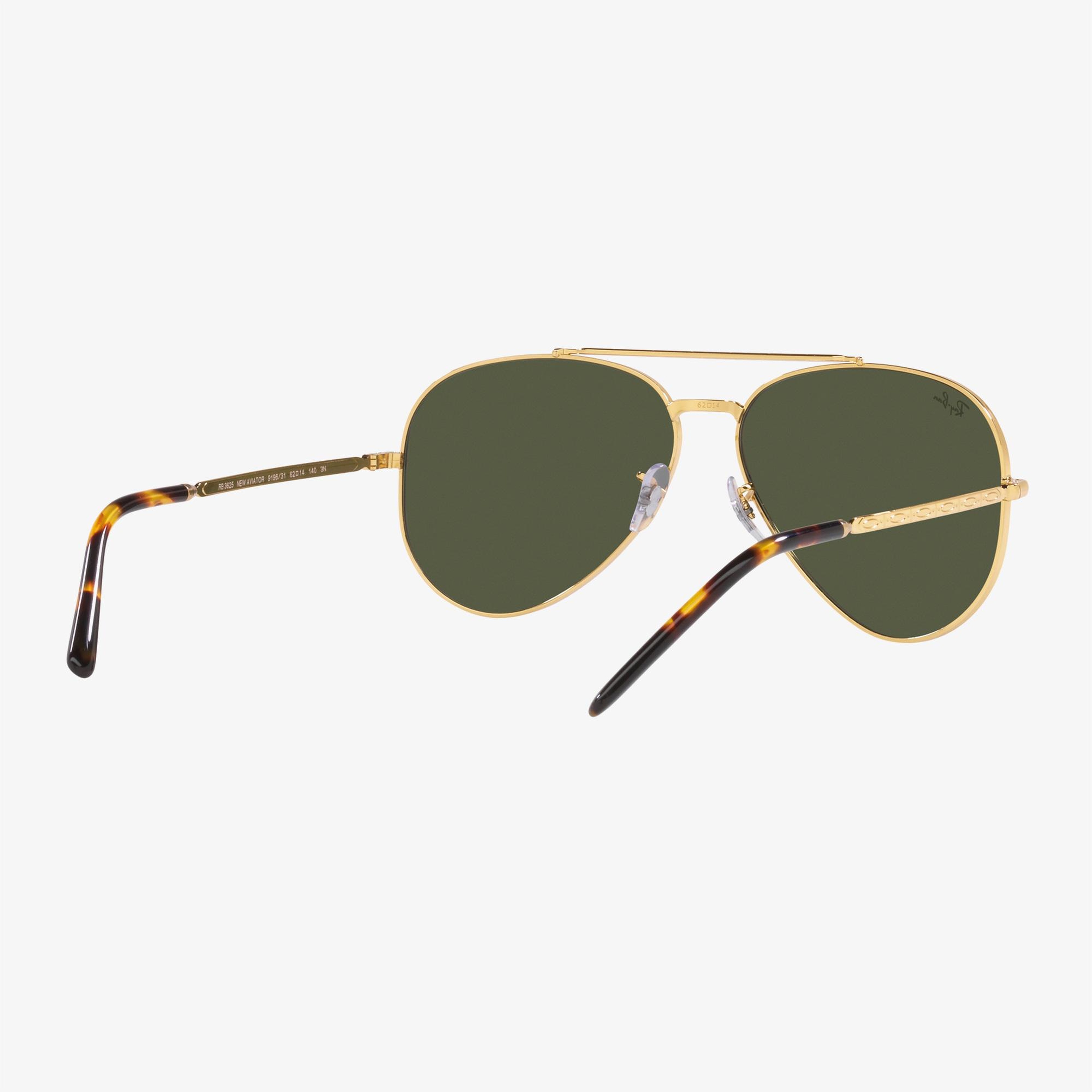 Ray-Ban New Aviator Unisex Altın Rengi Güneş Gözlüğü