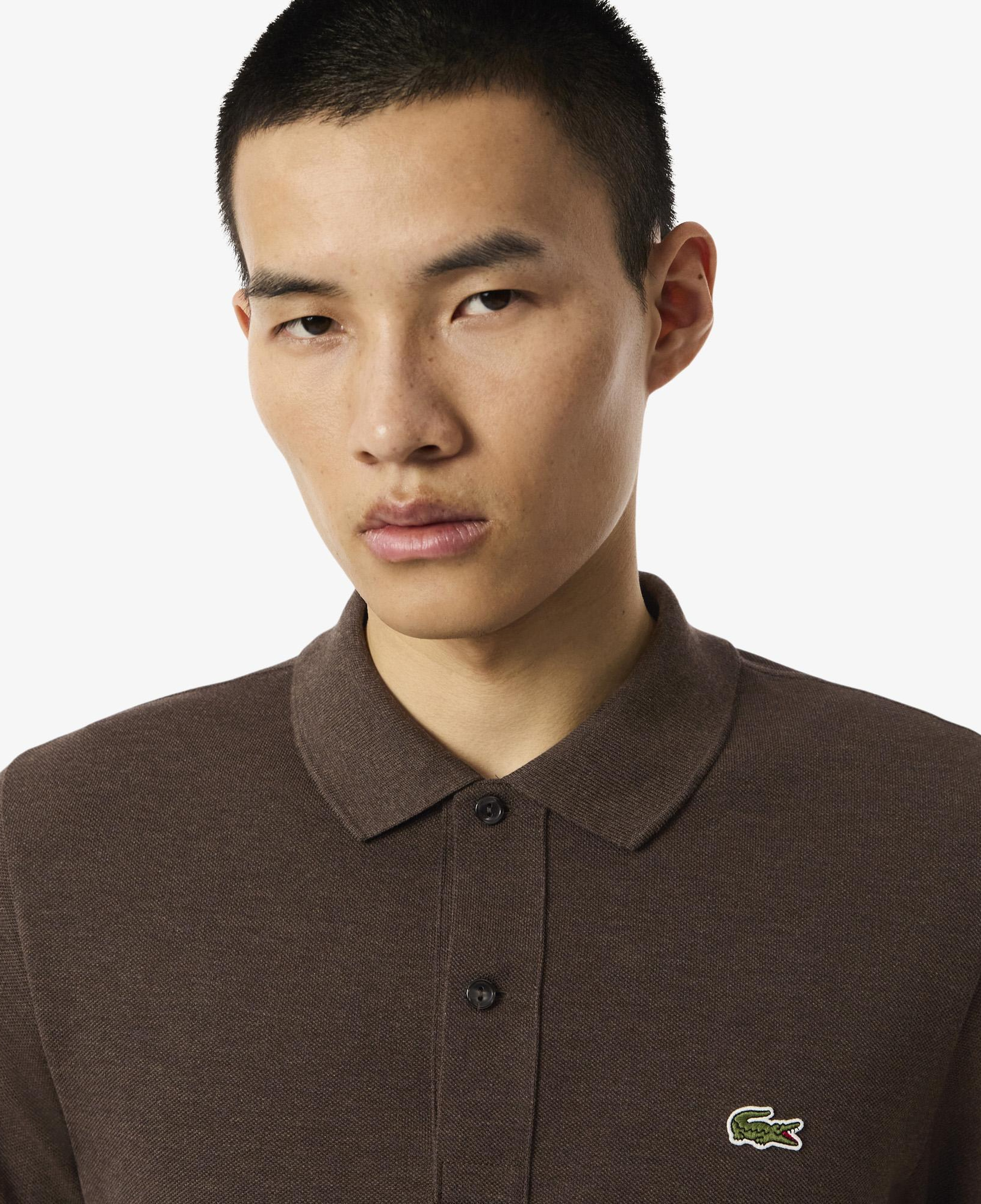 Lacoste L.12.12 Erkek Slim Fit Kahverengi Polo