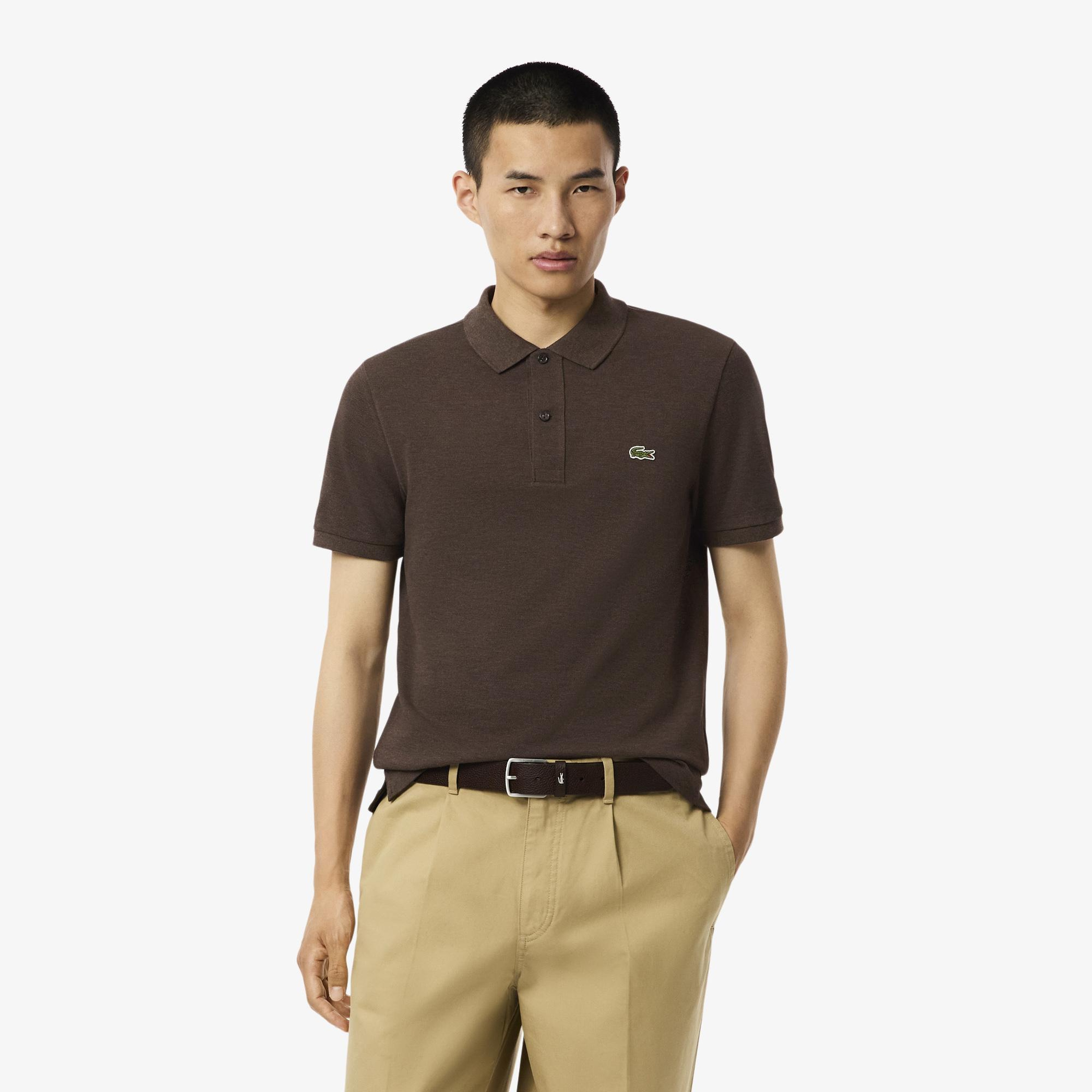 Lacoste L.12.12 Erkek Slim Fit Kahverengi Polo