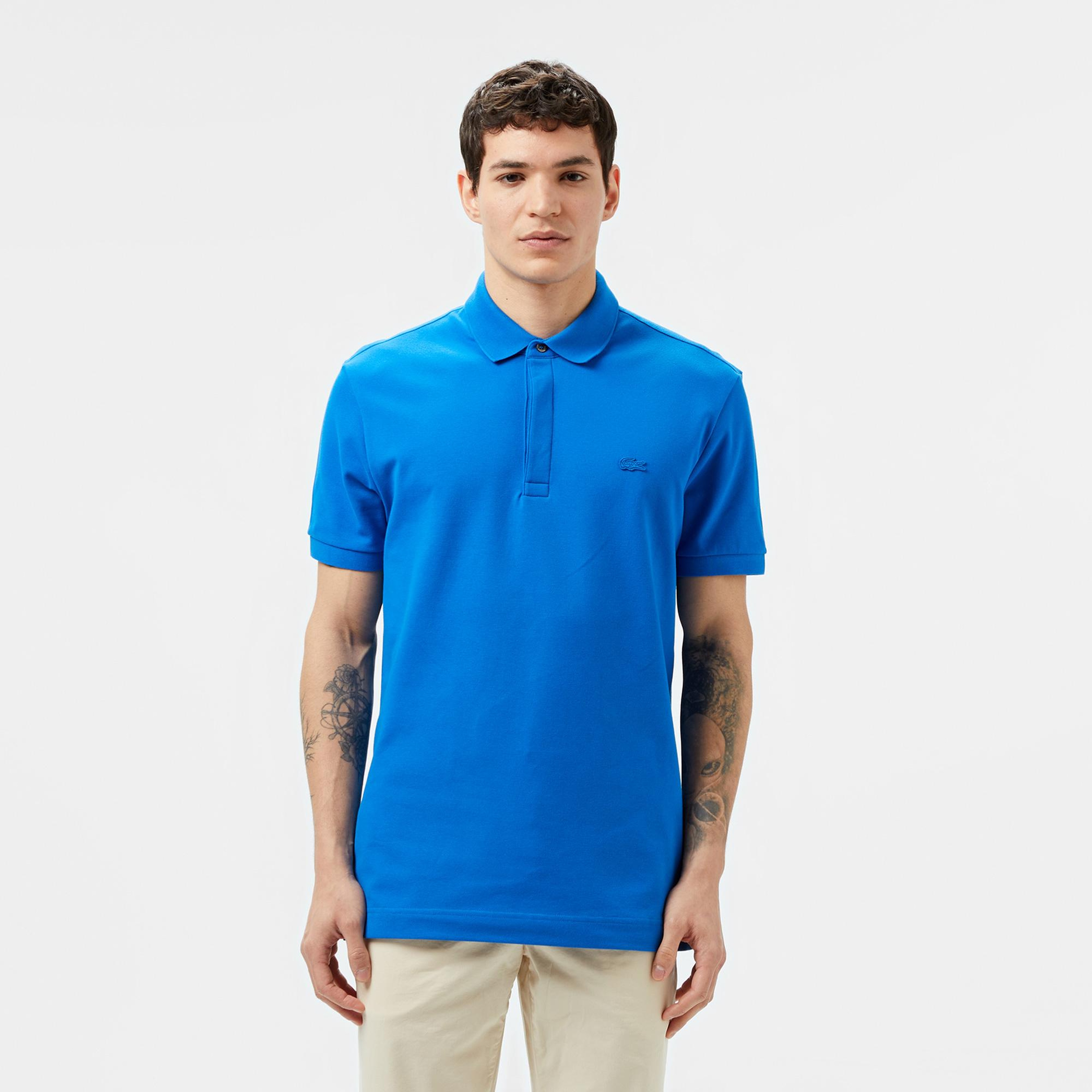 Lacoste Paris Erkek Regular Fit Mavi Polo
