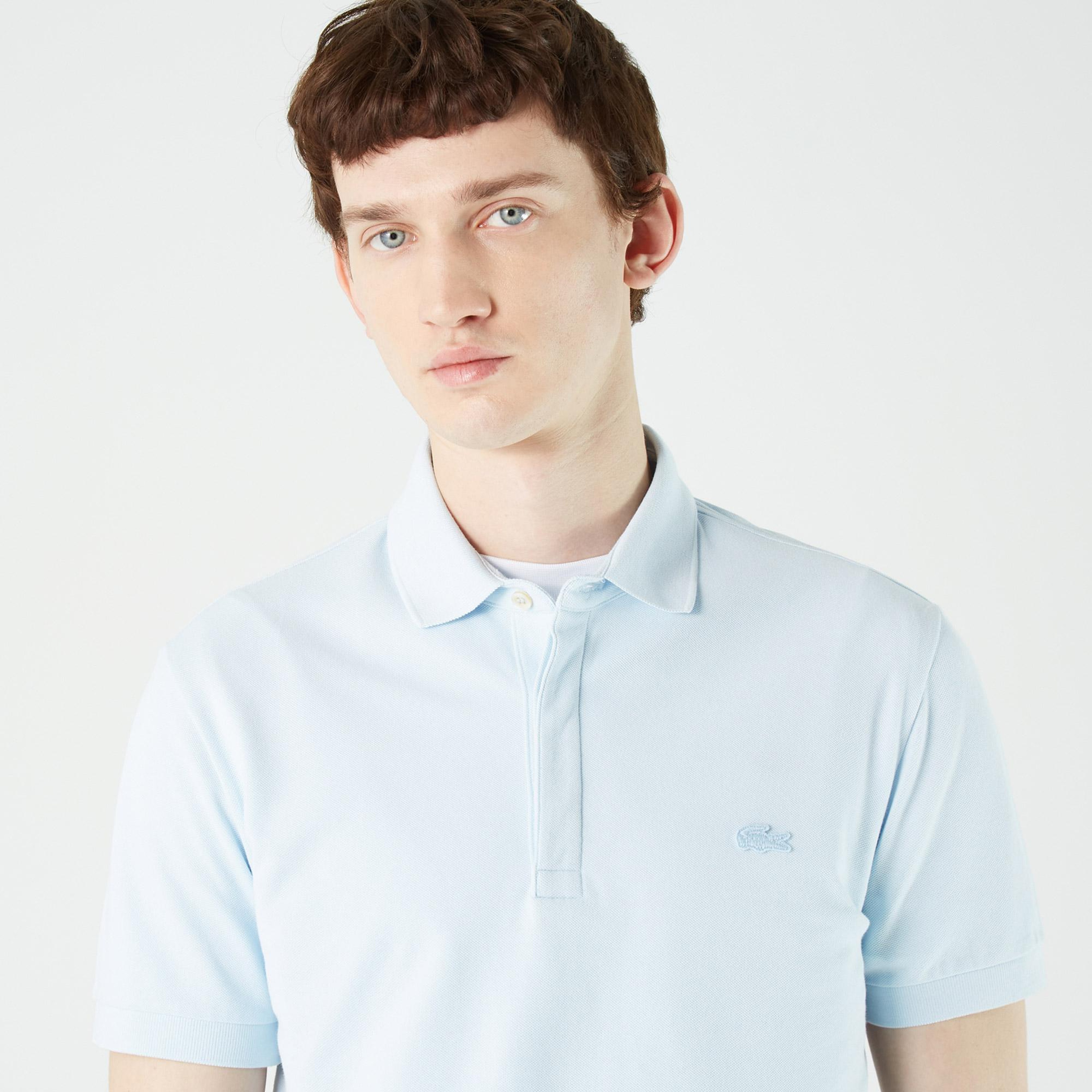 Lacoste Paris Erkek Regular Fit Açık Mavi Polo