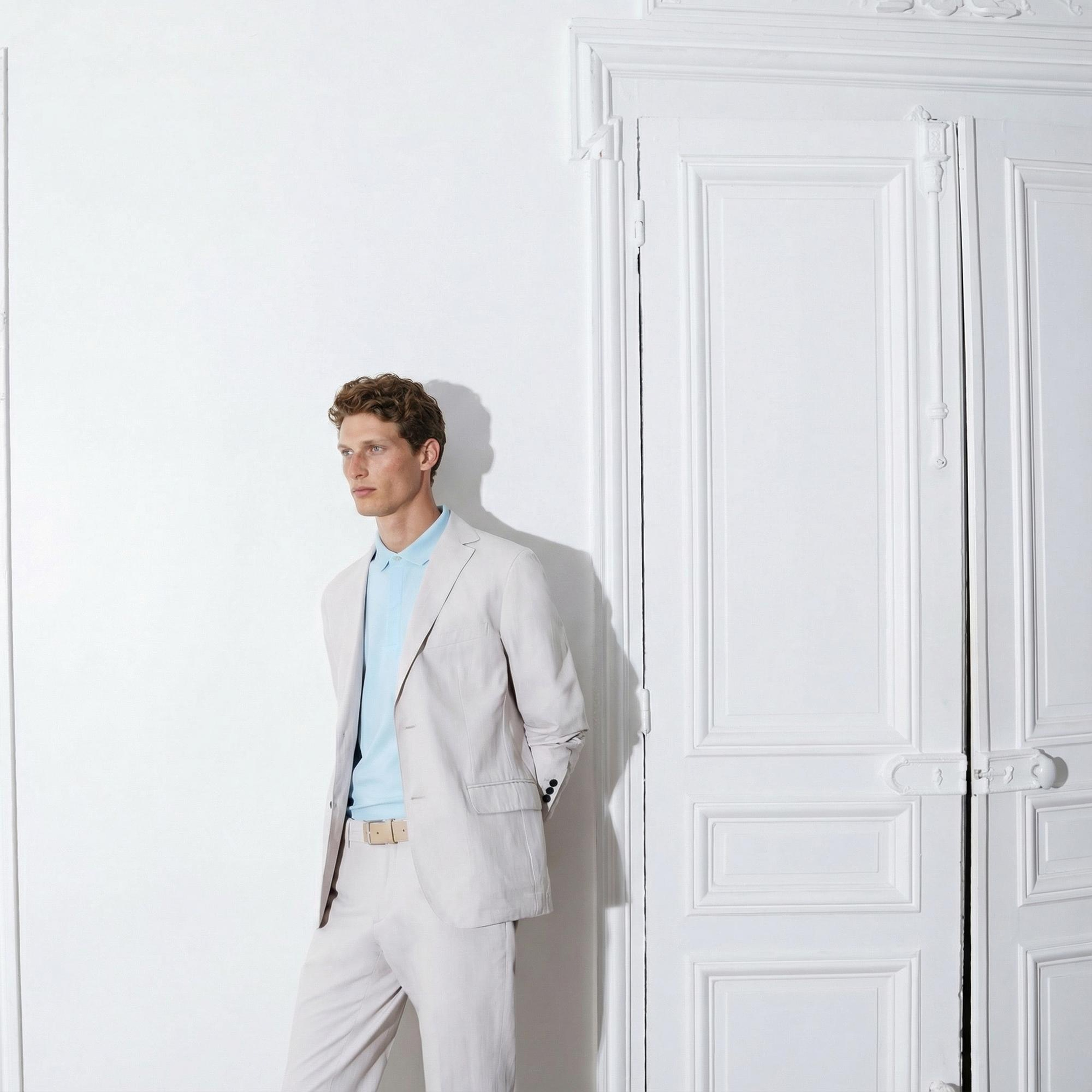 Lacoste Paris Erkek Regular Fit Açık Mavi Polo