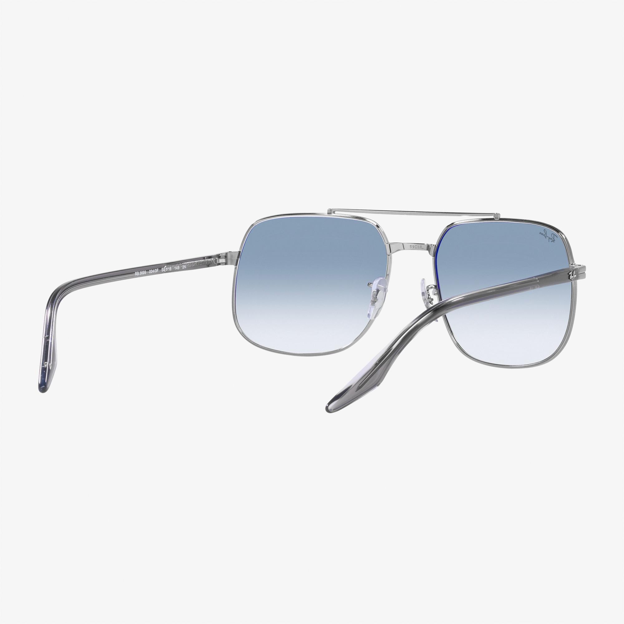 RAY-BAN 0RB3699 Unisex Gri Güneş Gözlüğü