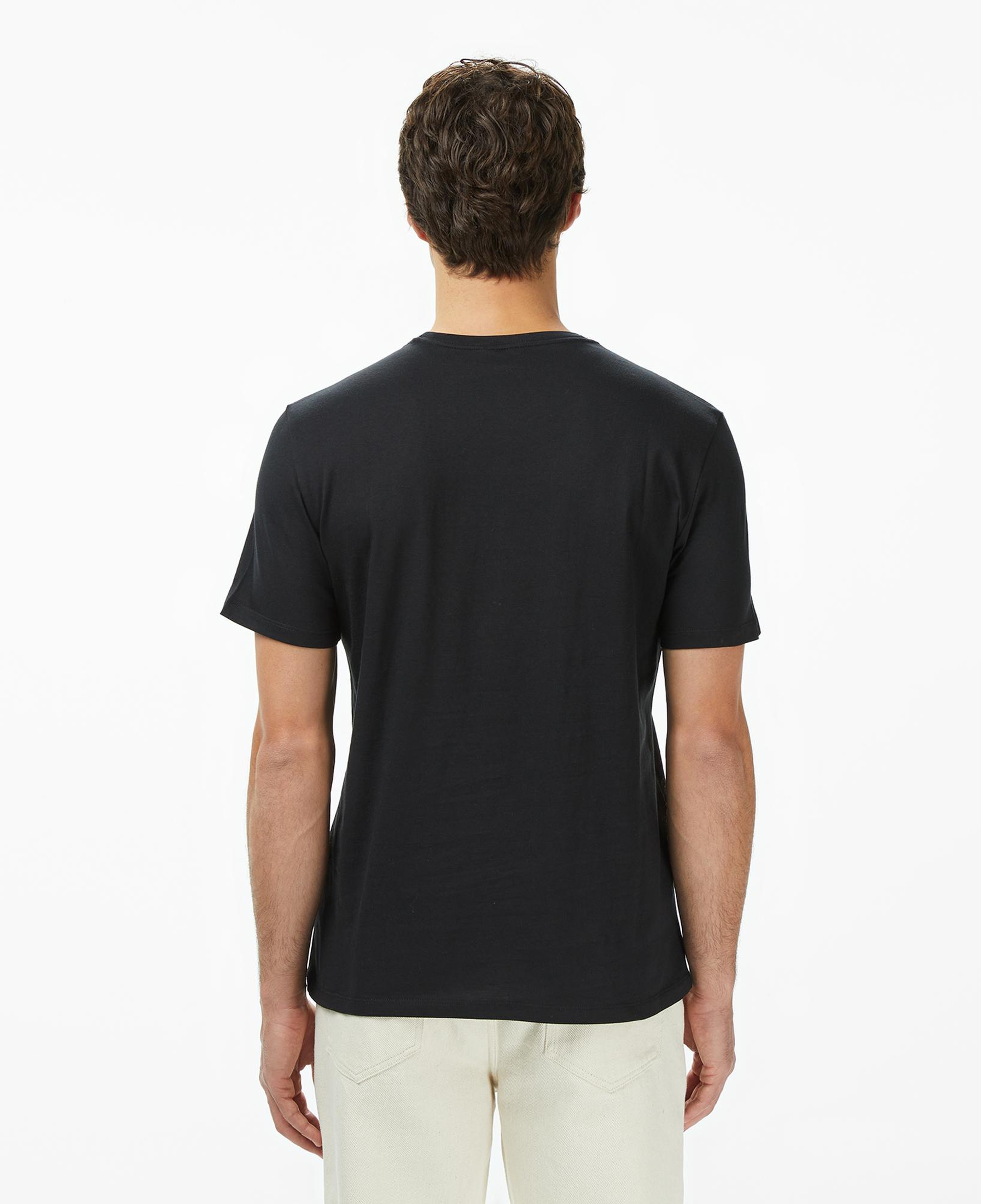 Calvin Klein Standard Logo Crew Erkek Siyah T-Shirt