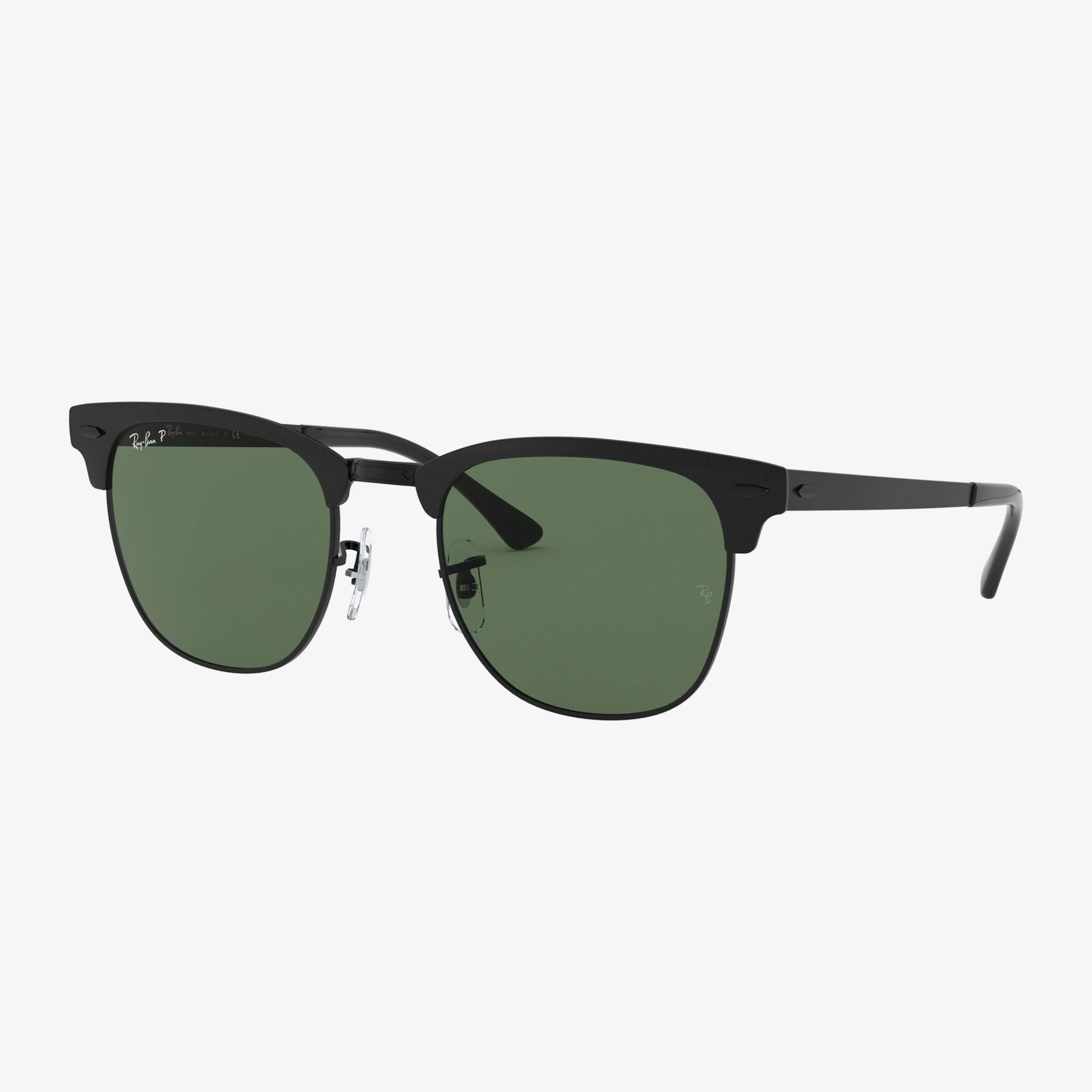 RAY-BAN 0RB3716 Clubmaster Metal Unisex Siyah Top Mat Güneş Gözlüğü