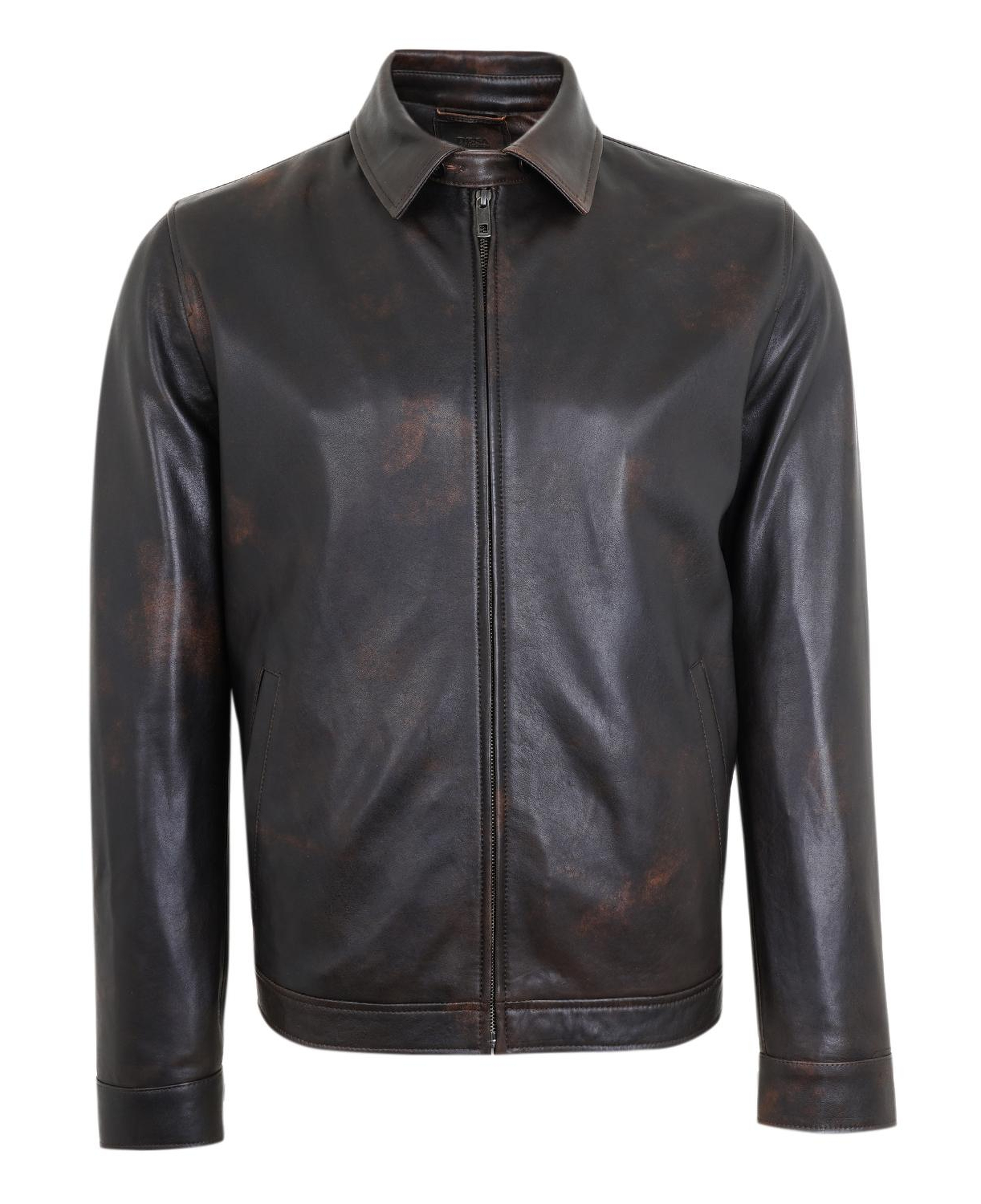 Thomas Erkek Kahve Deri Mont