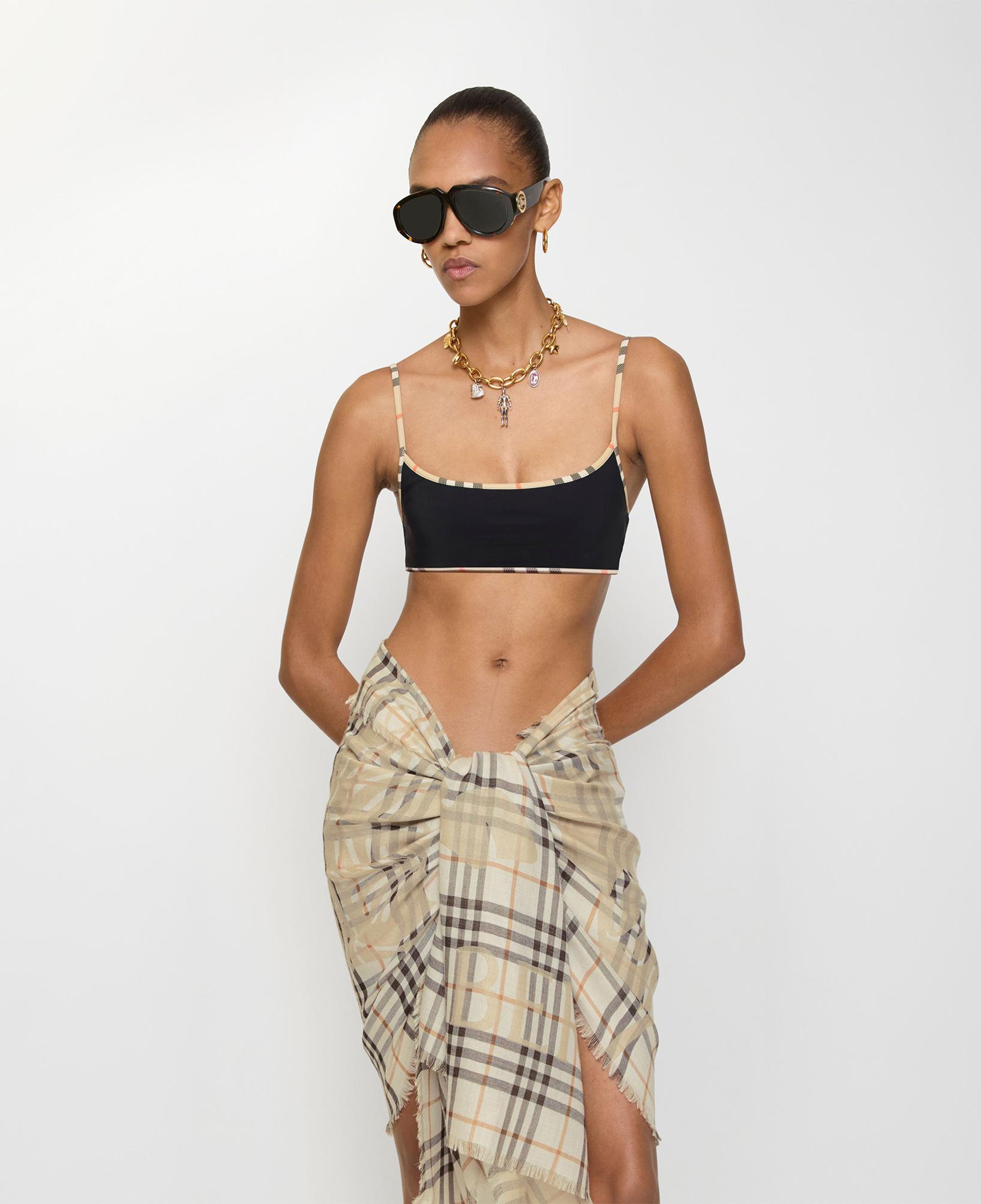 Burberry Starla Kadın Siyah Bikini Üstü