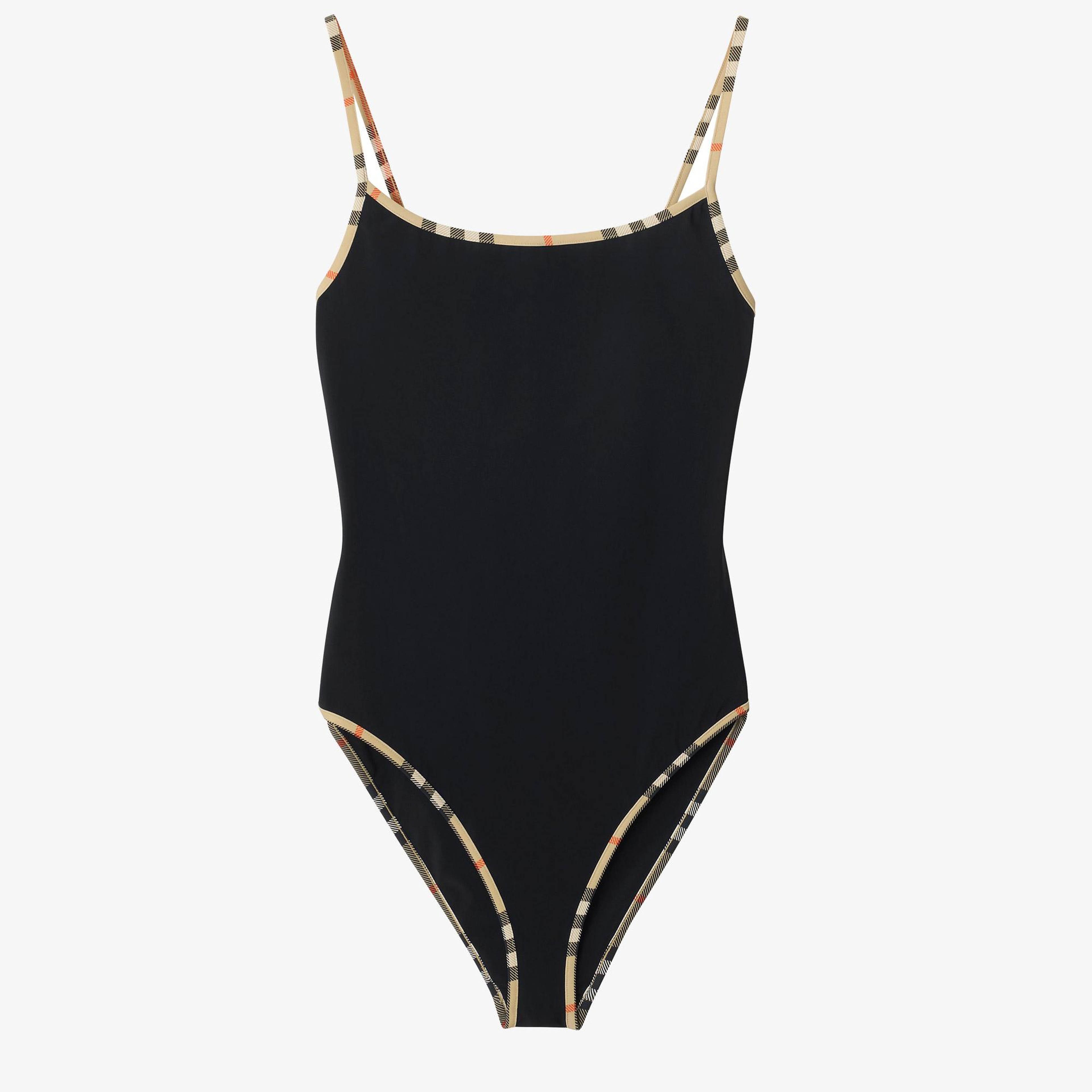 Burberry Sylvıa Kadın Siyah Mayo