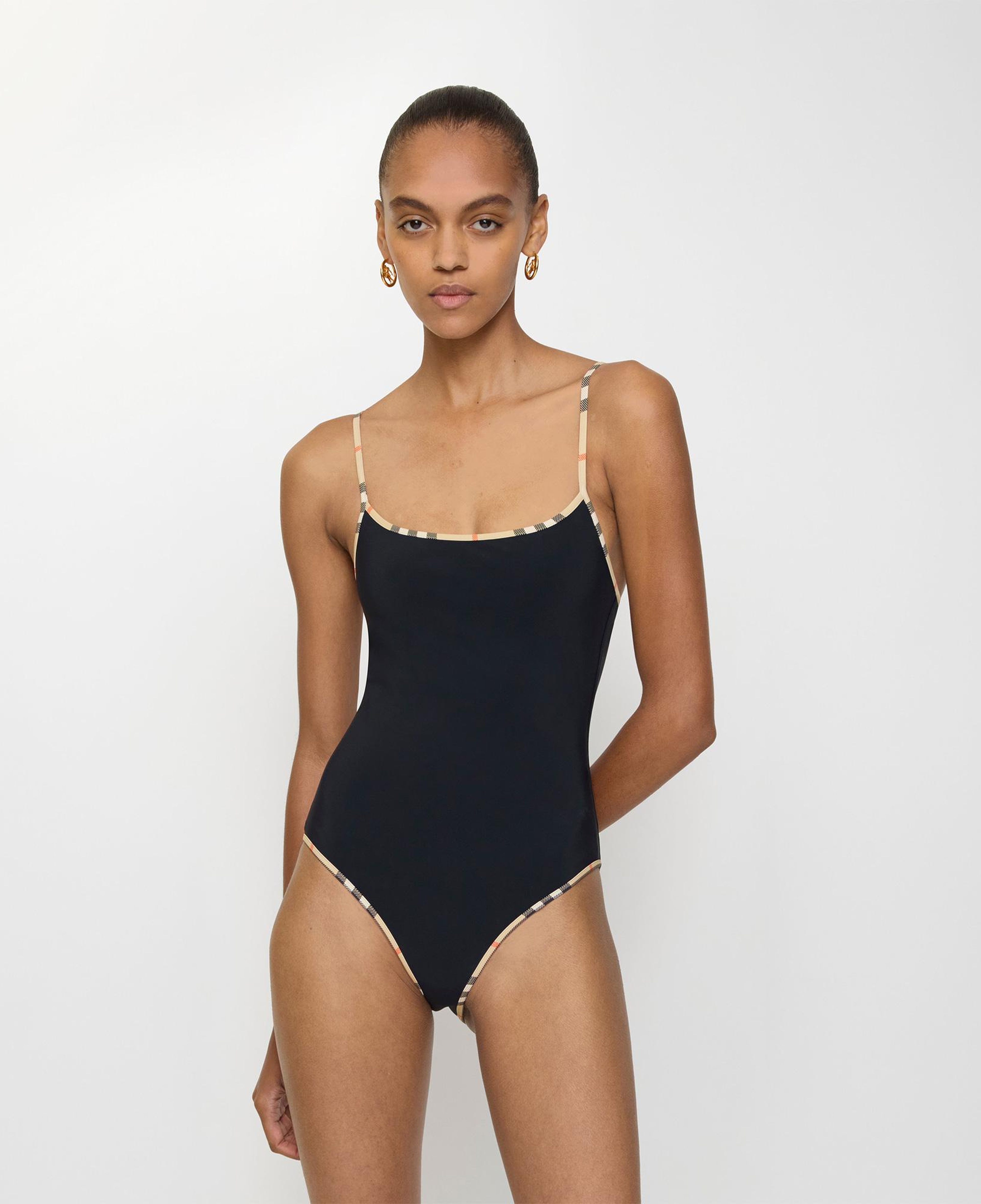 Burberry Sylvıa Kadın Siyah Mayo