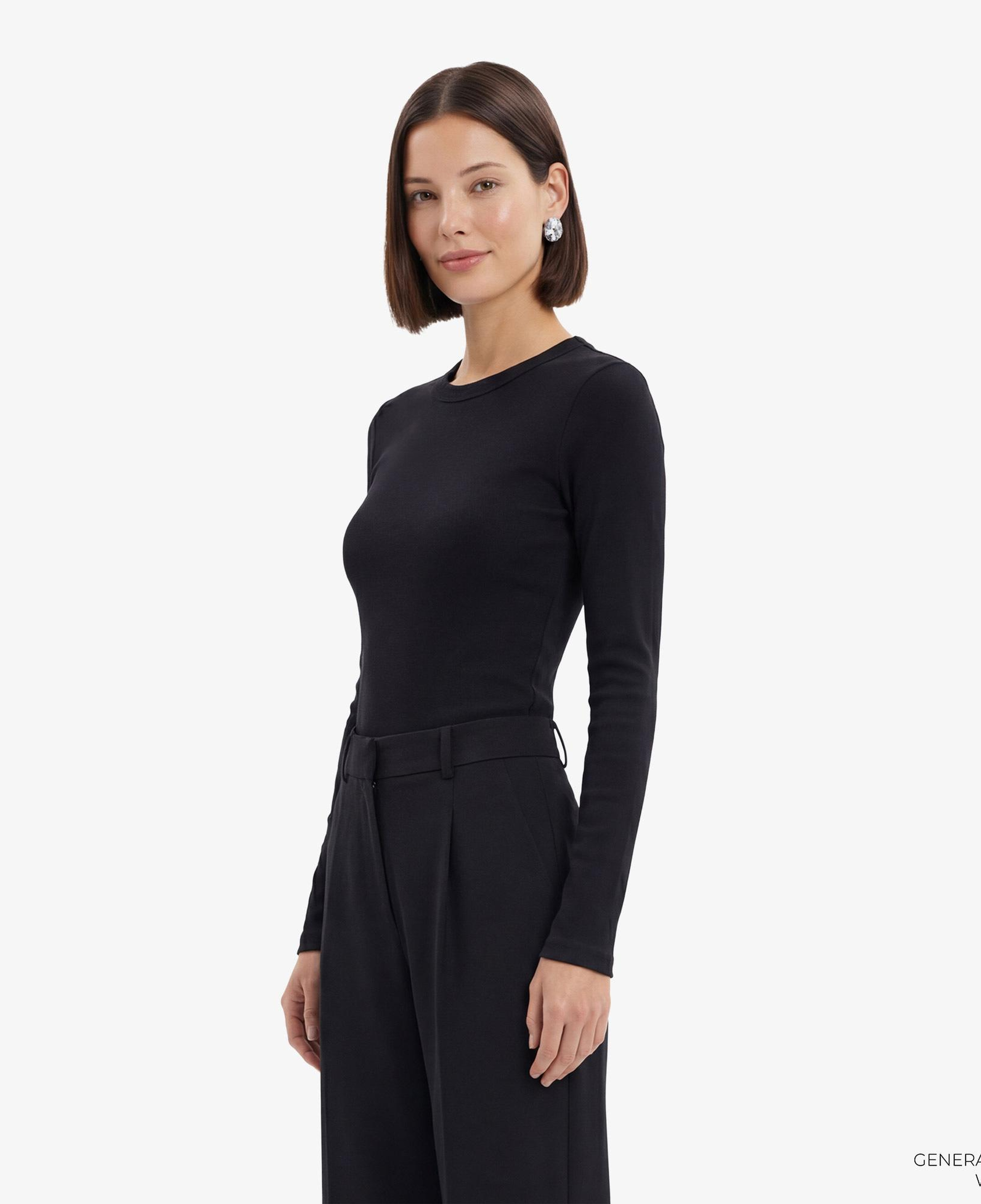 Fabby Kadın Siyah T-Shirt