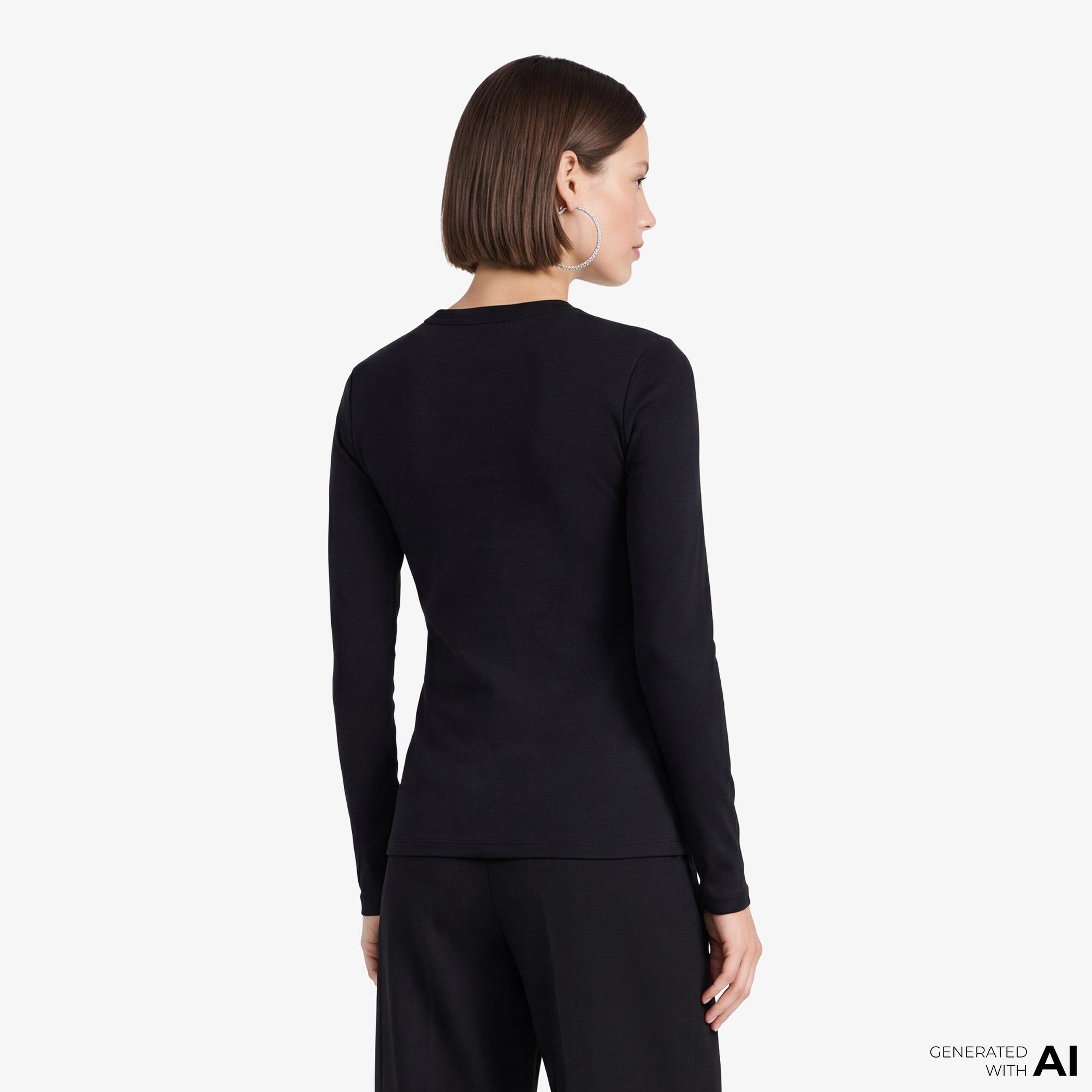 Fabby Kadın Siyah T-Shirt