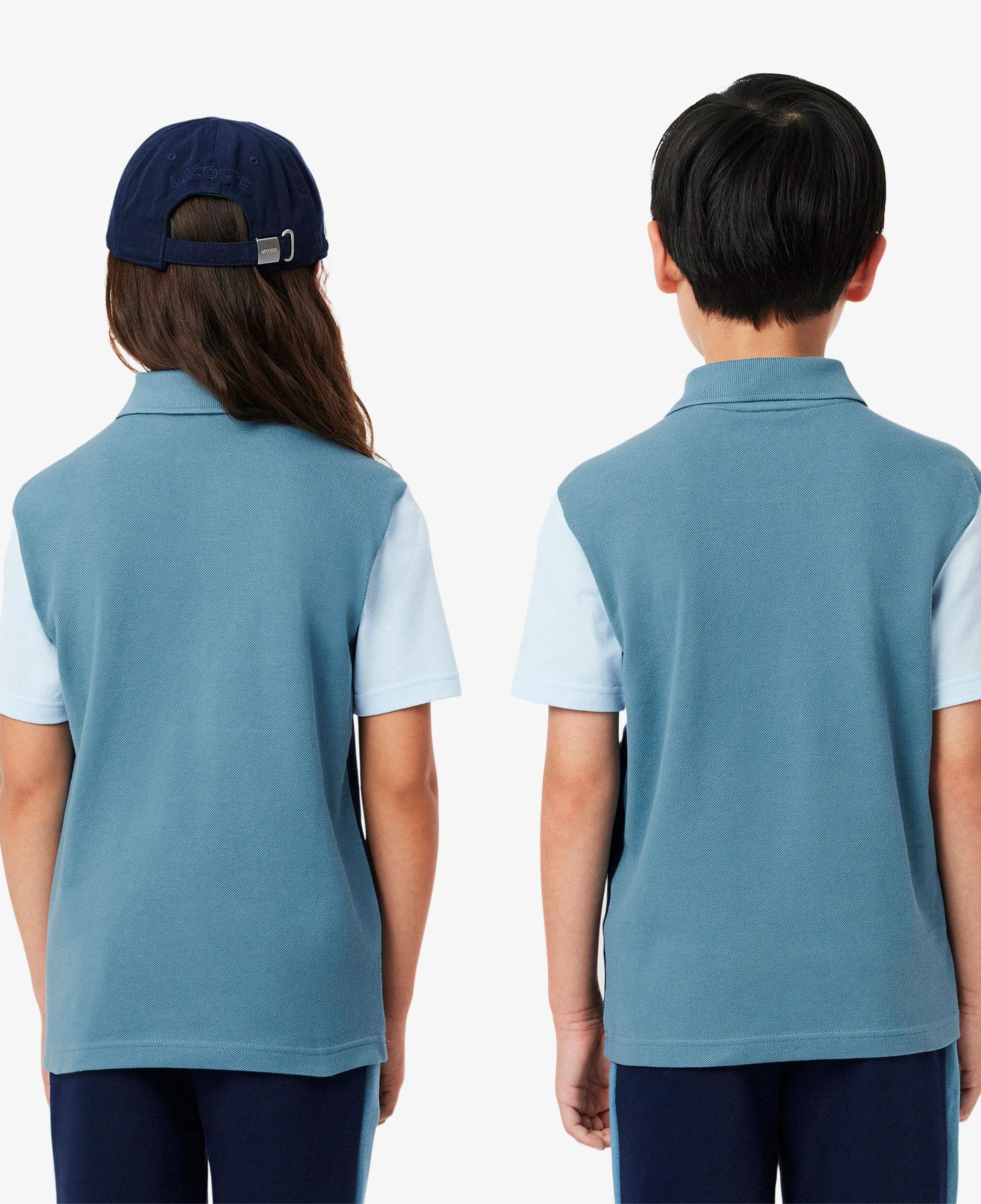 Lacoste Çocuk Renk Bloklu Lacivert Polo