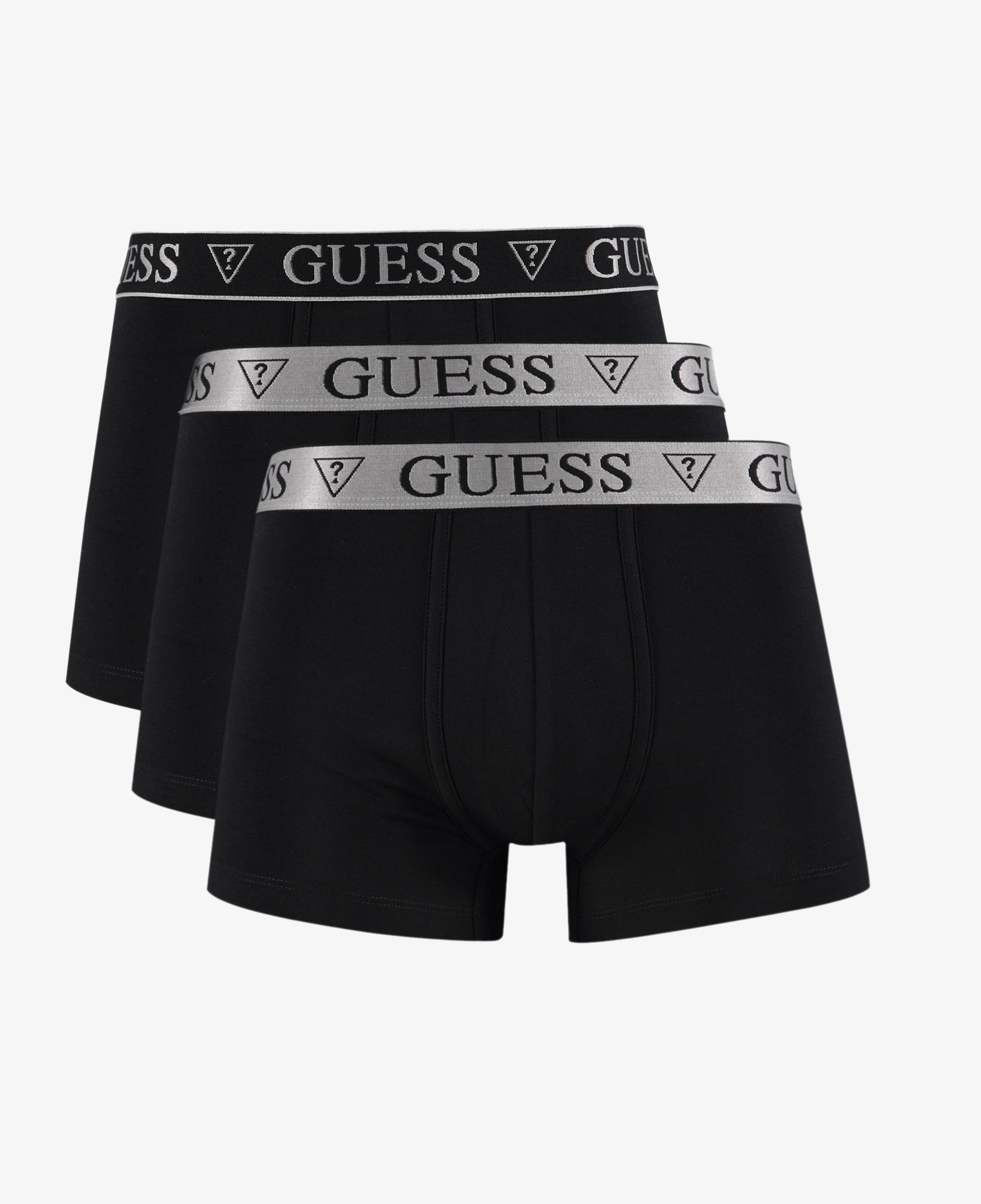 Guess Access 3'lü Erkek Siyah Boxer