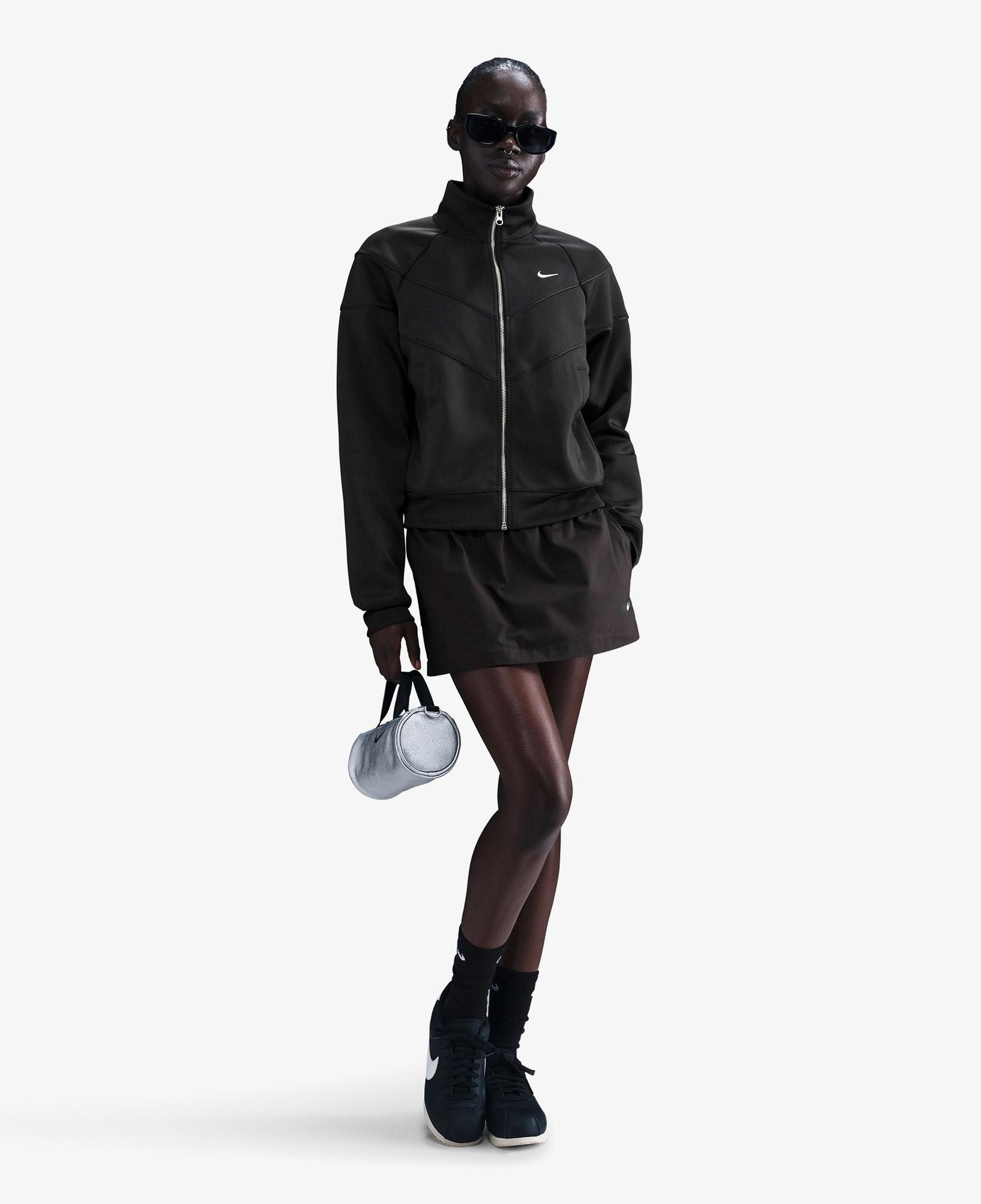 Nike Sportswear Windrunner Poly Kadın Siyah Ceket