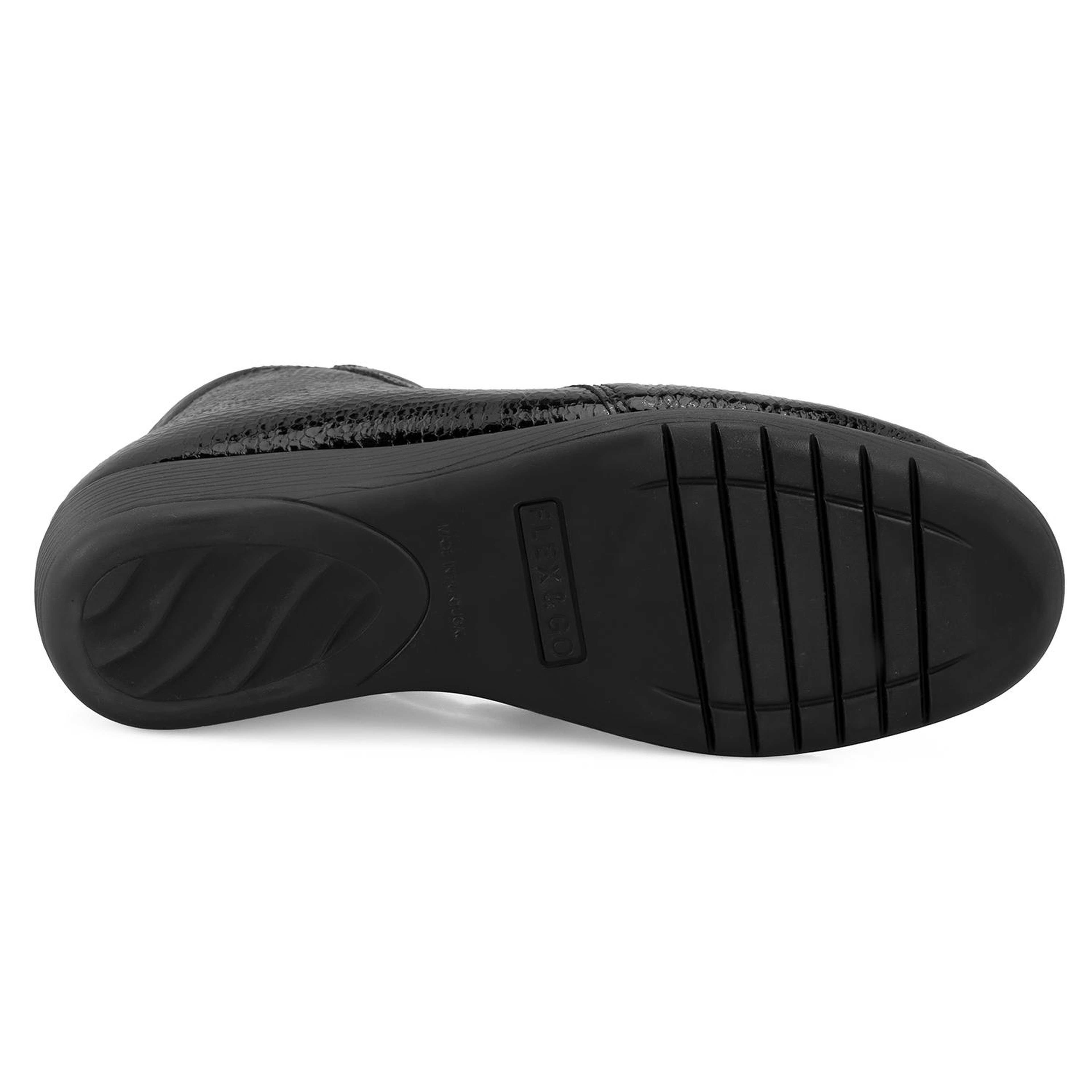 Jailyn Siyah Kadın DesaComfort Fermuarlı Deri Bot