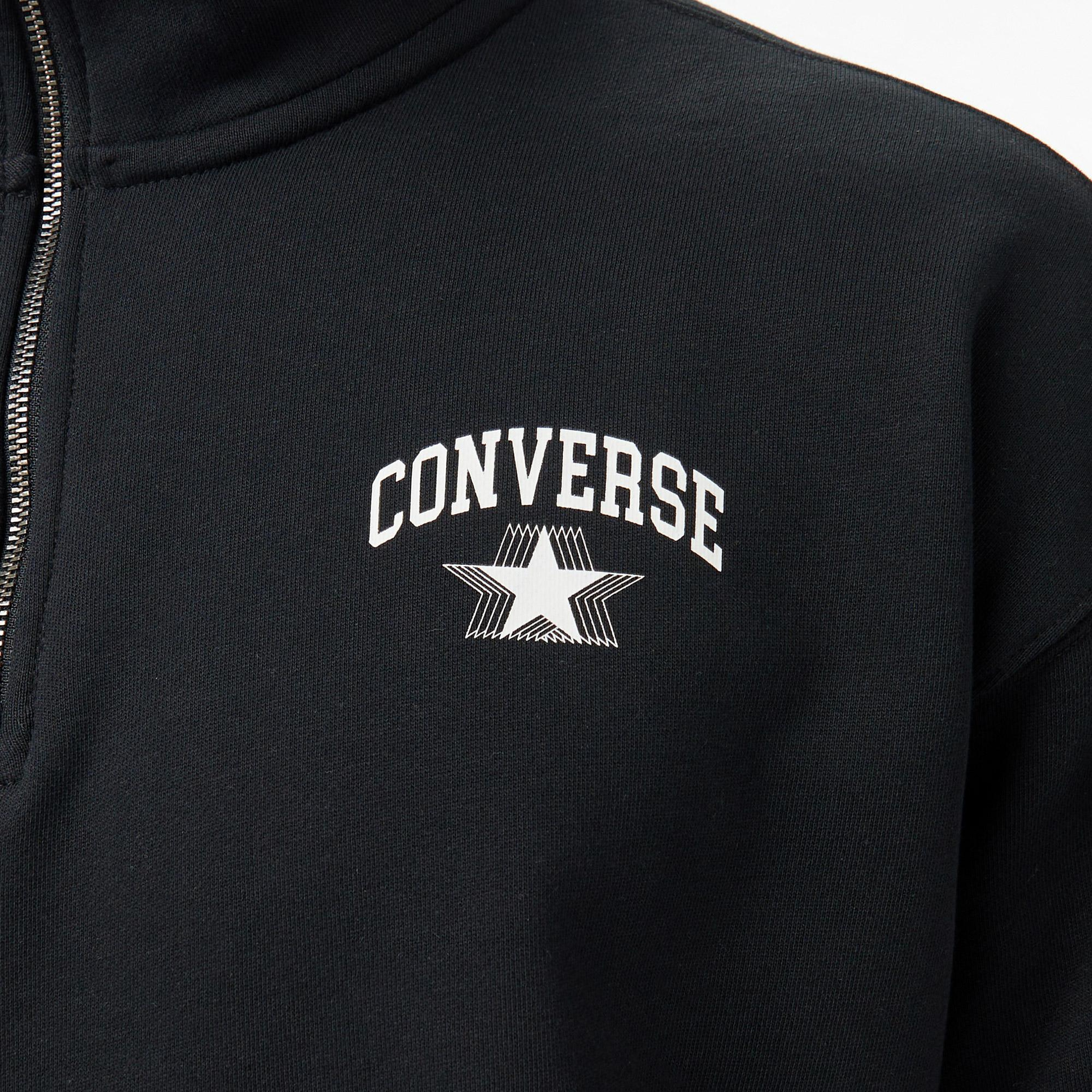 Converse Erkek Siyah Sweatshirt