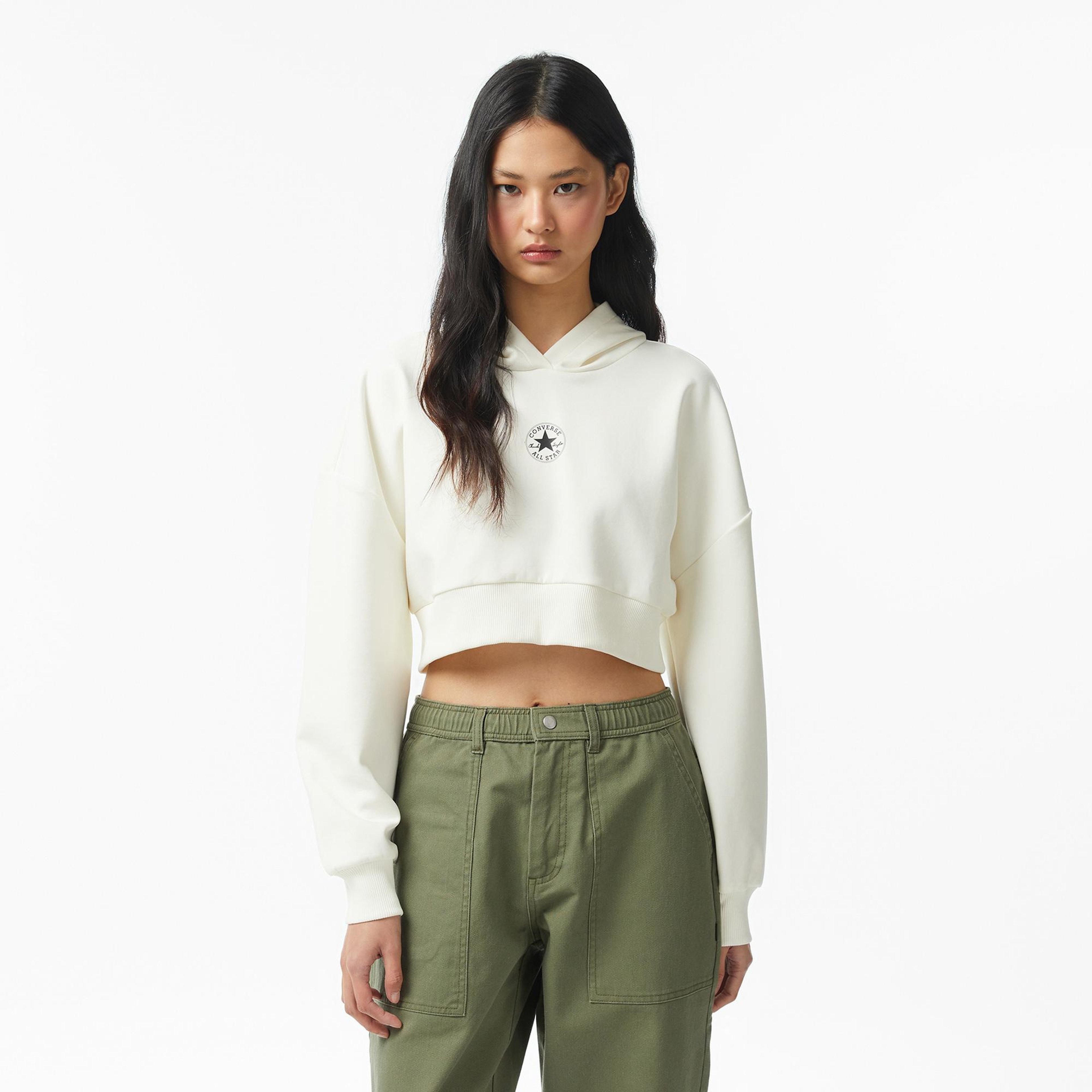 Converse Kadın Krem Sweatshirt