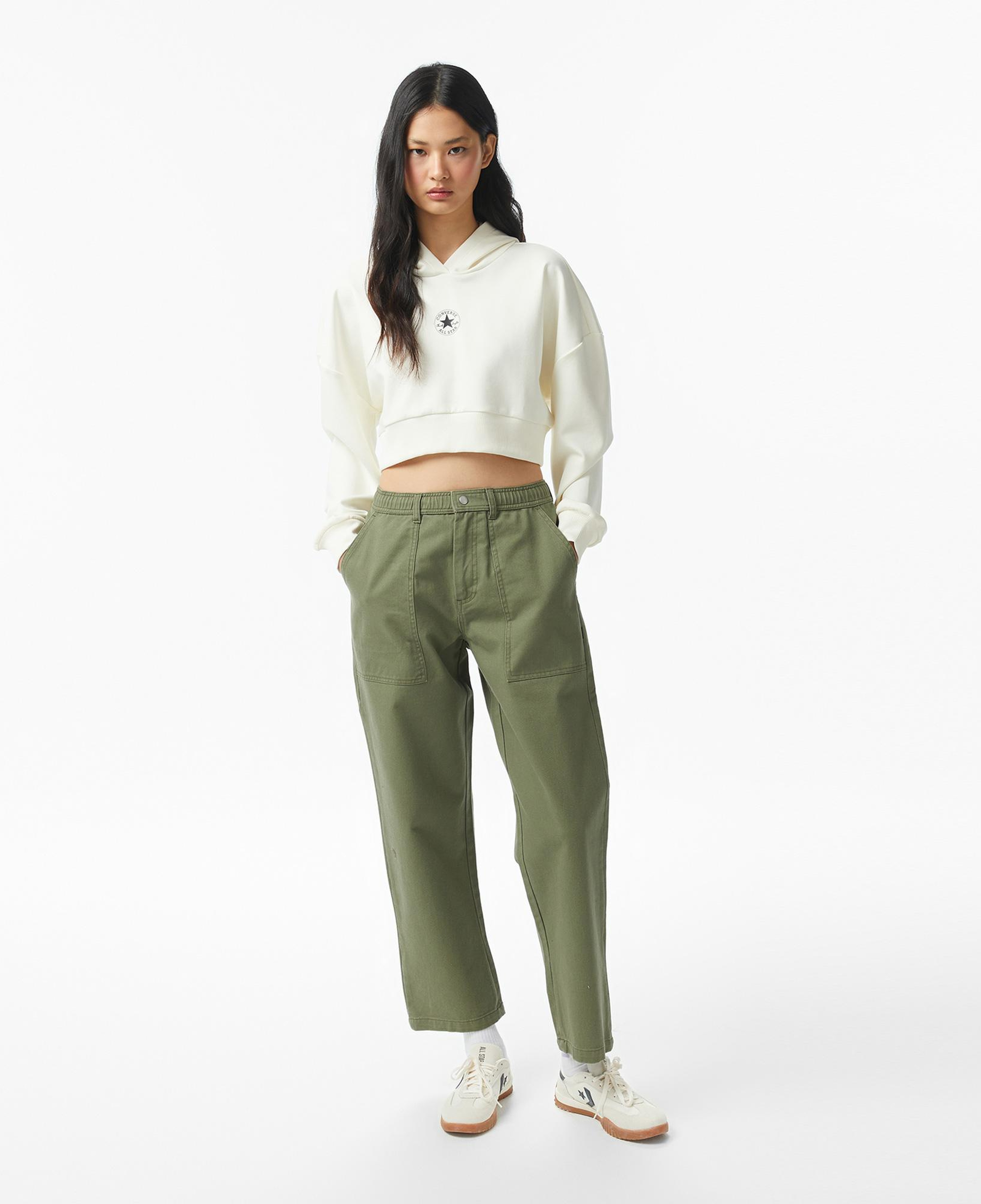 Converse Kadın Krem Sweatshirt