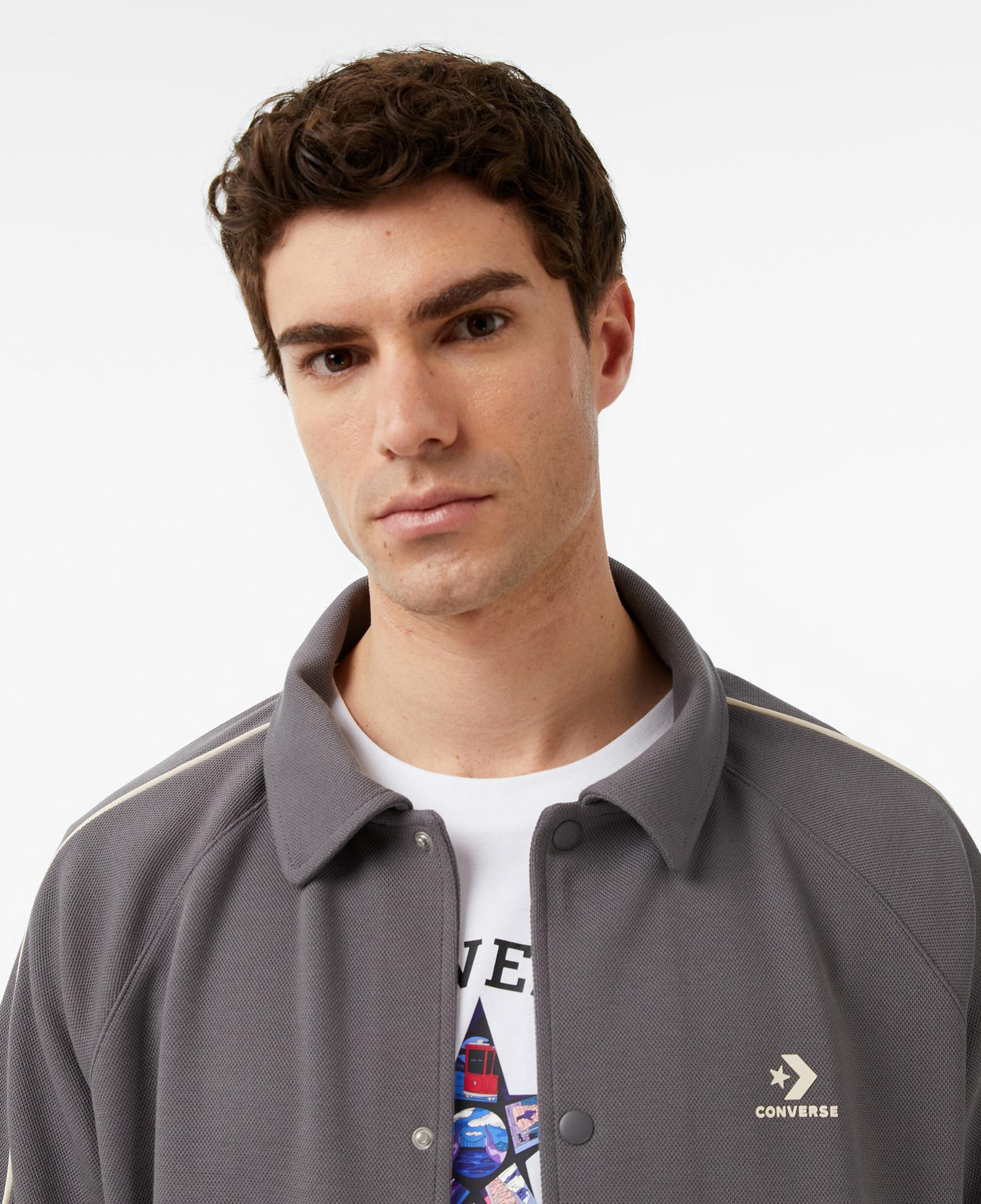 Converse Erkek Gri Ceket
