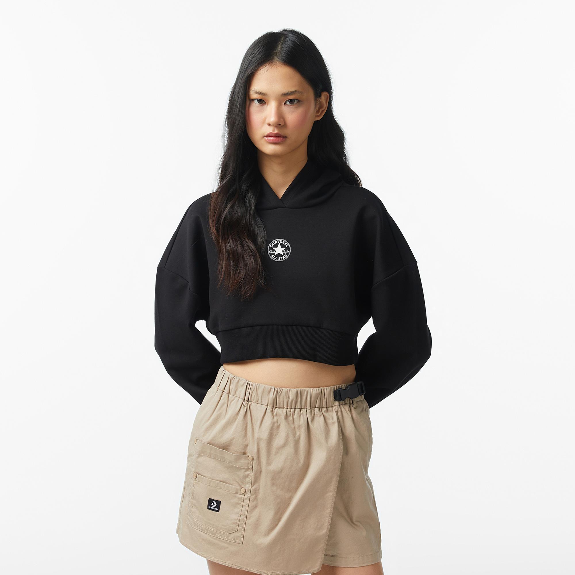Converse Kadın Siyah Sweatshirt