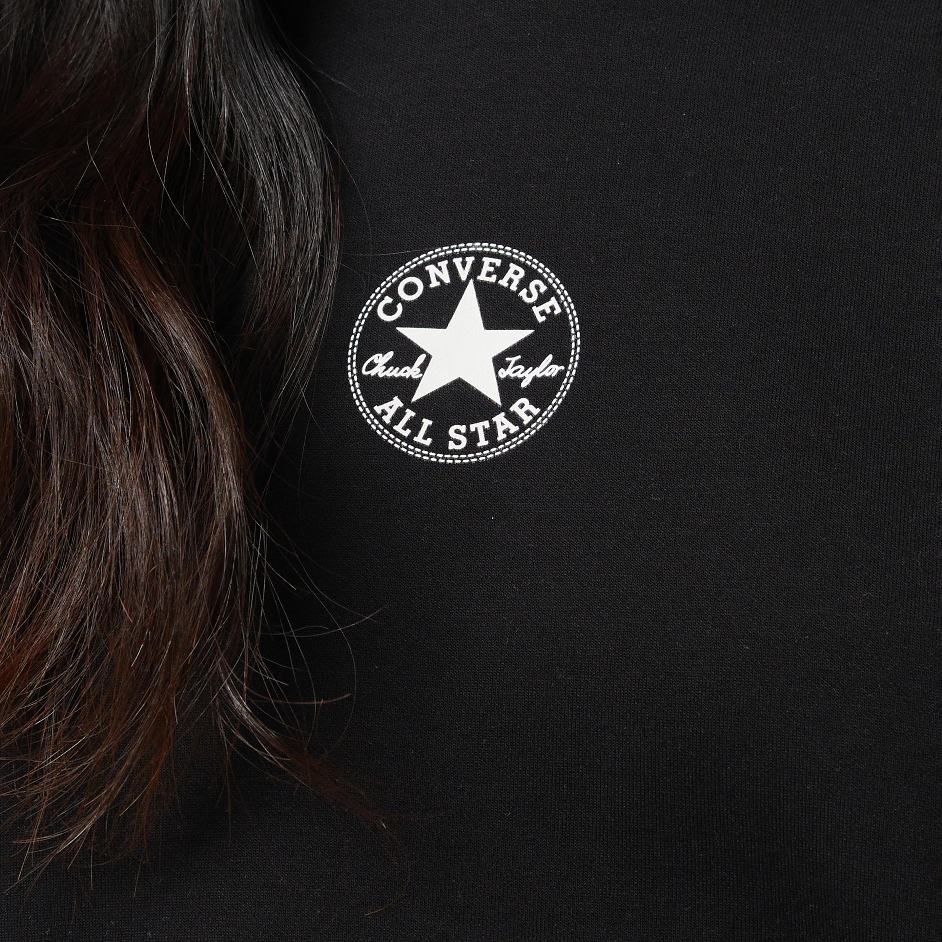 Converse Kadın Siyah Sweatshirt