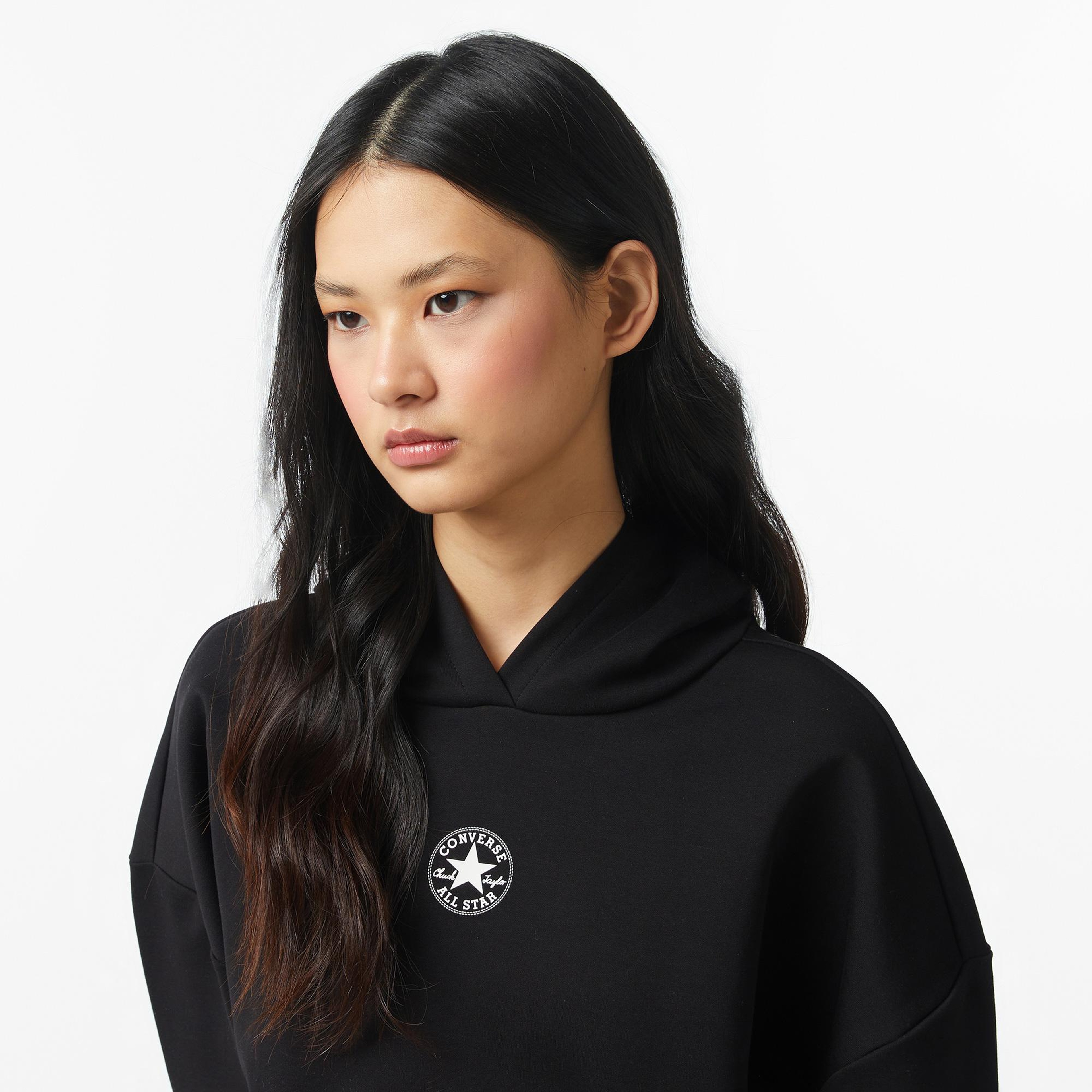 Converse Kadın Siyah Sweatshirt