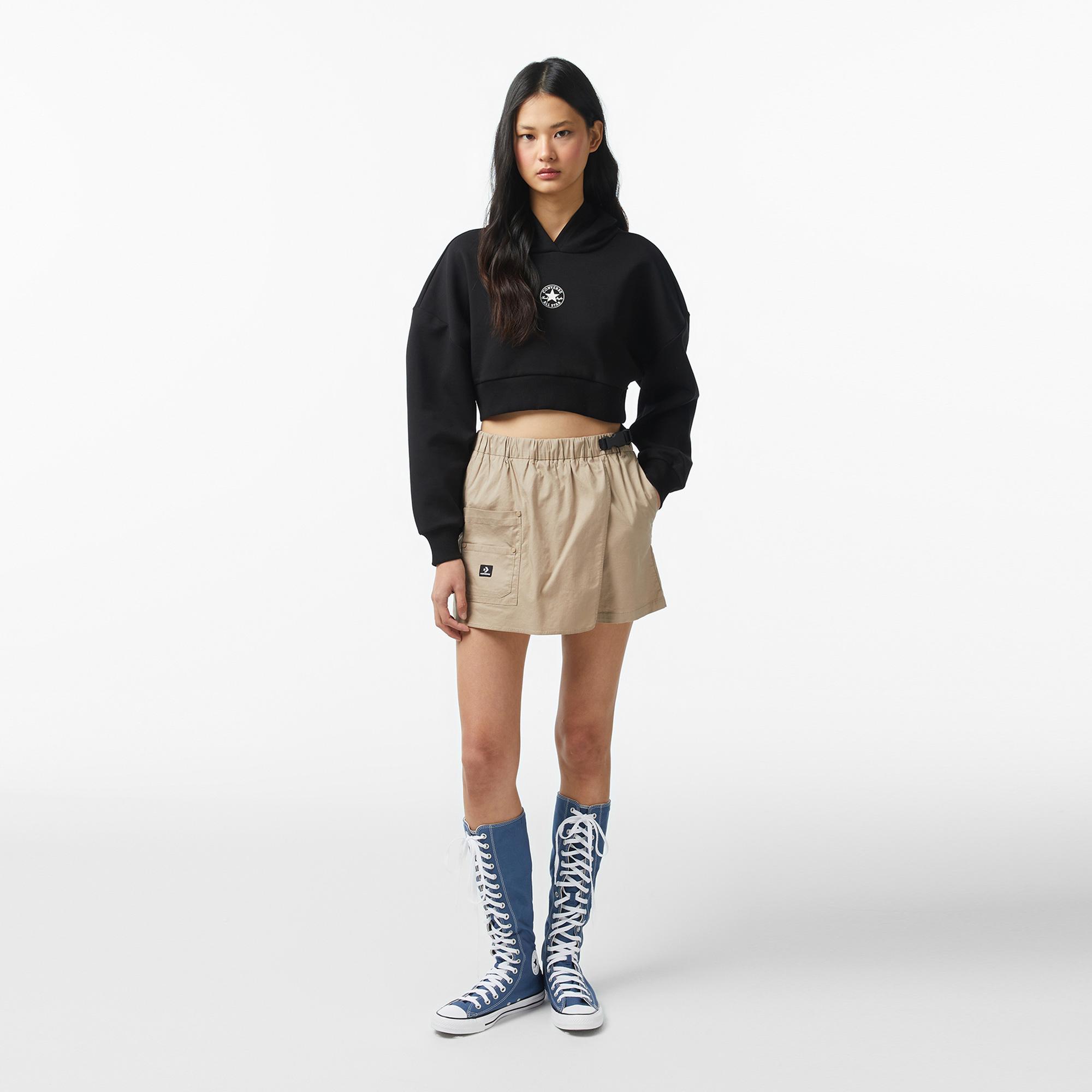 Converse Kadın Siyah Sweatshirt