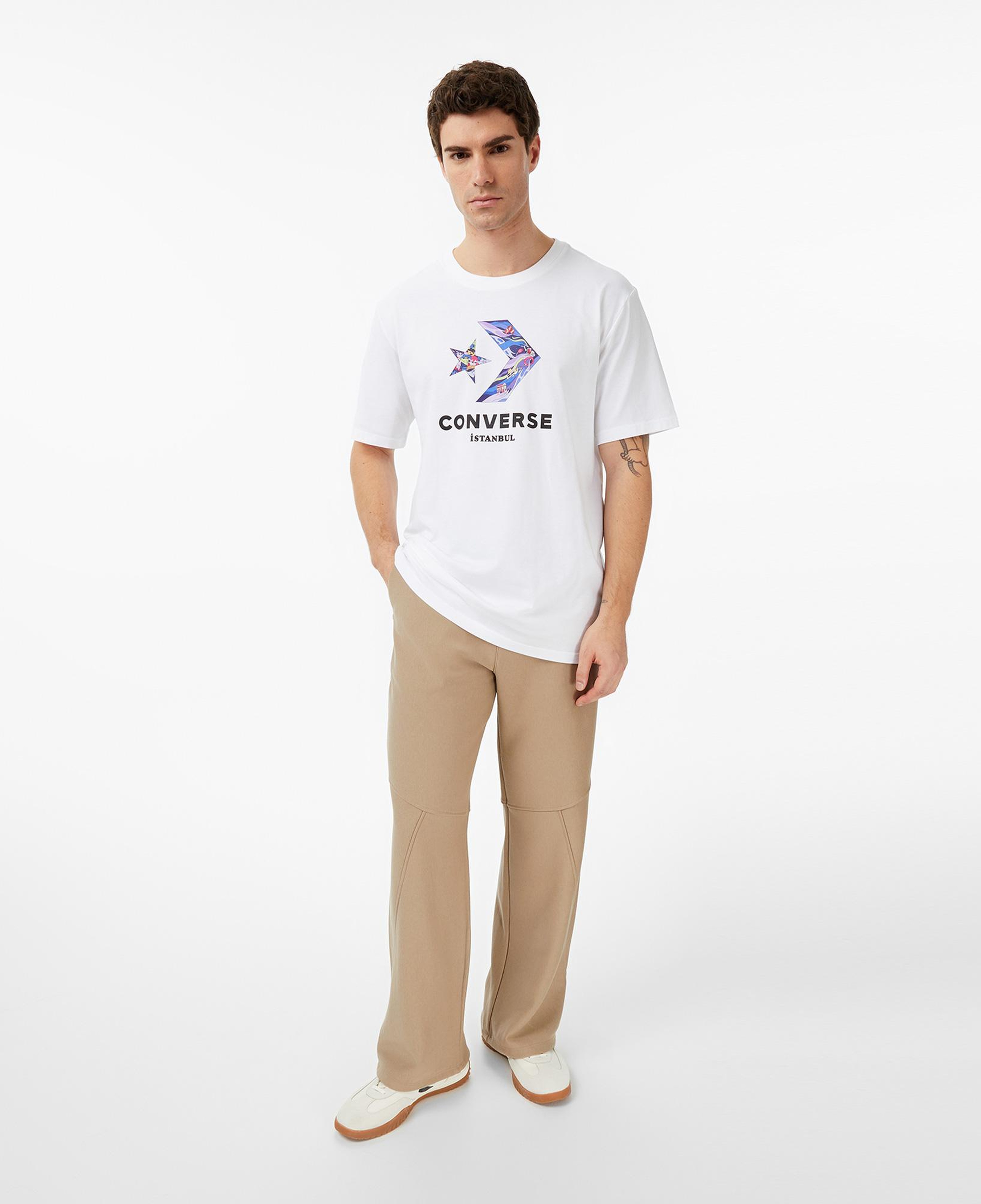 Converse Erkek Bej Eşofman Altı