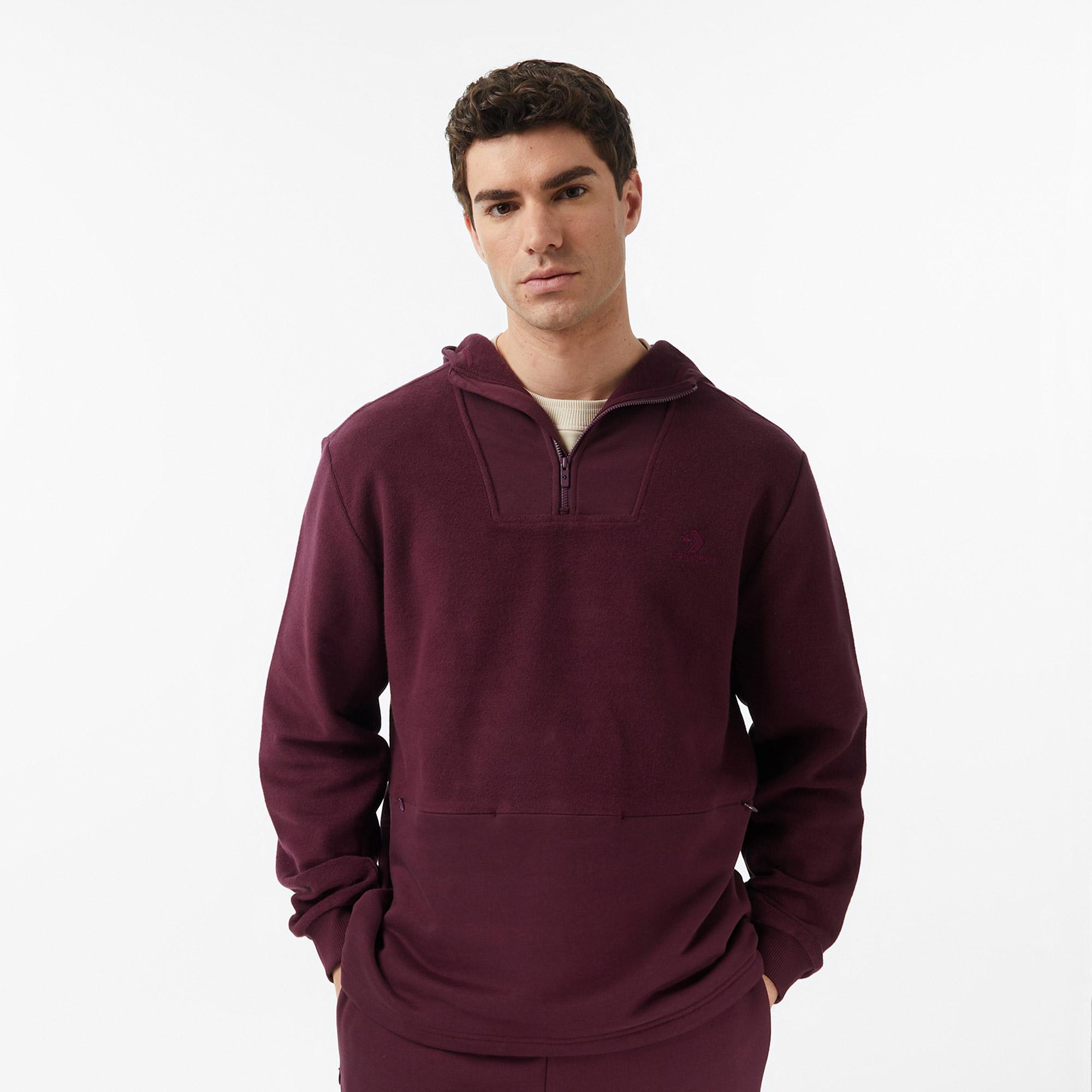 Converse Erkek Bordo Sweatshirt