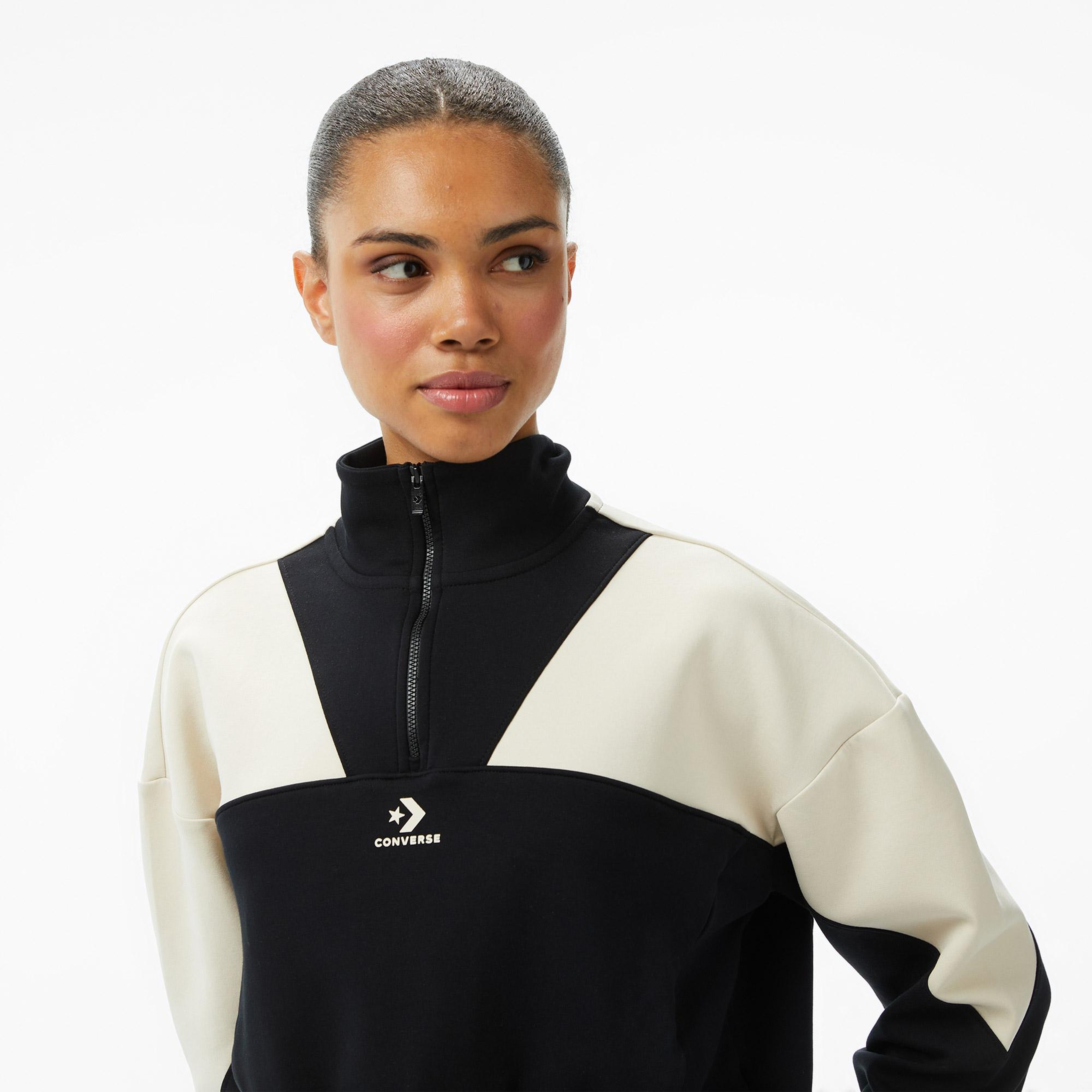 Converse Kadın Siyah Sweatshirt