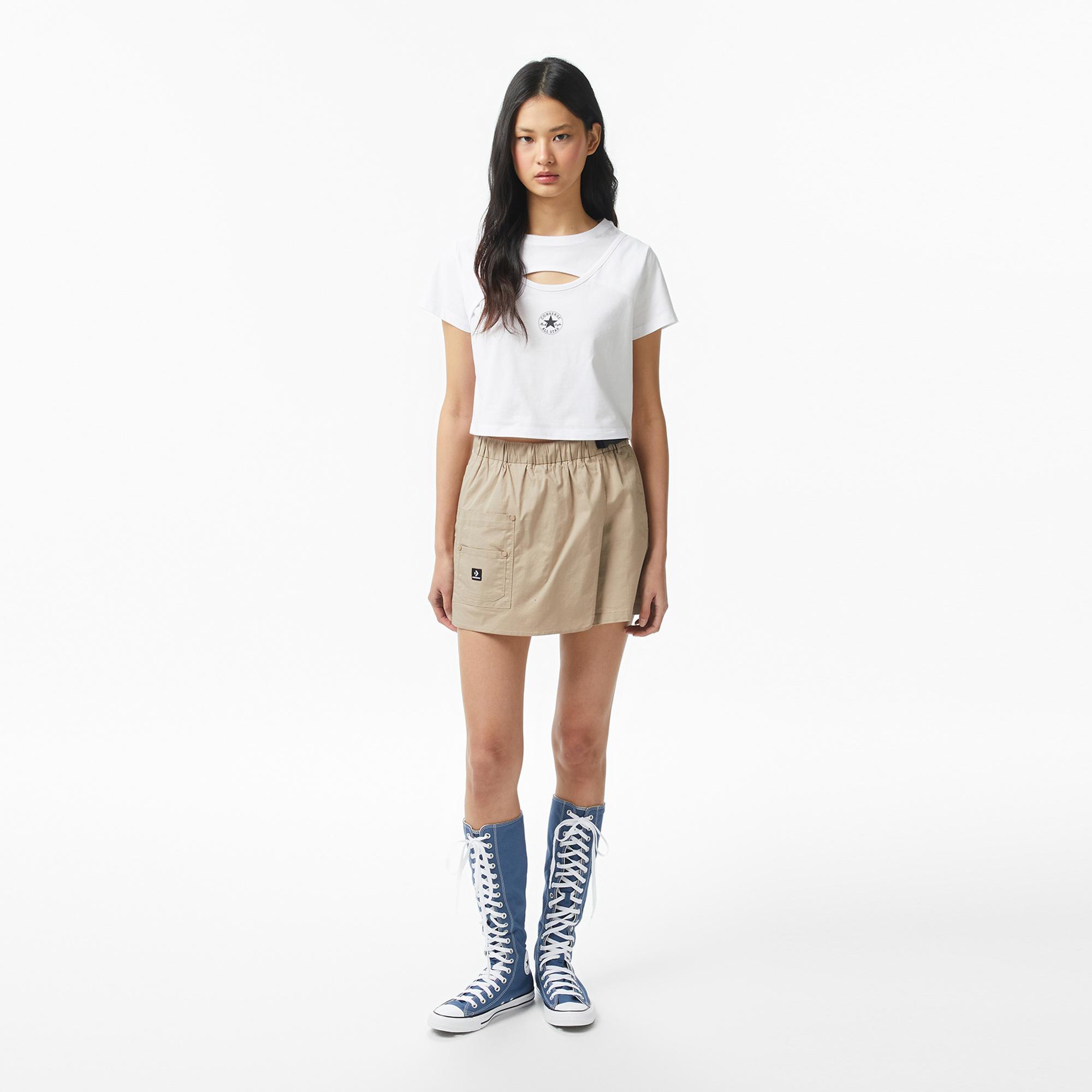 Converse Kadın Beyaz T-Shirt