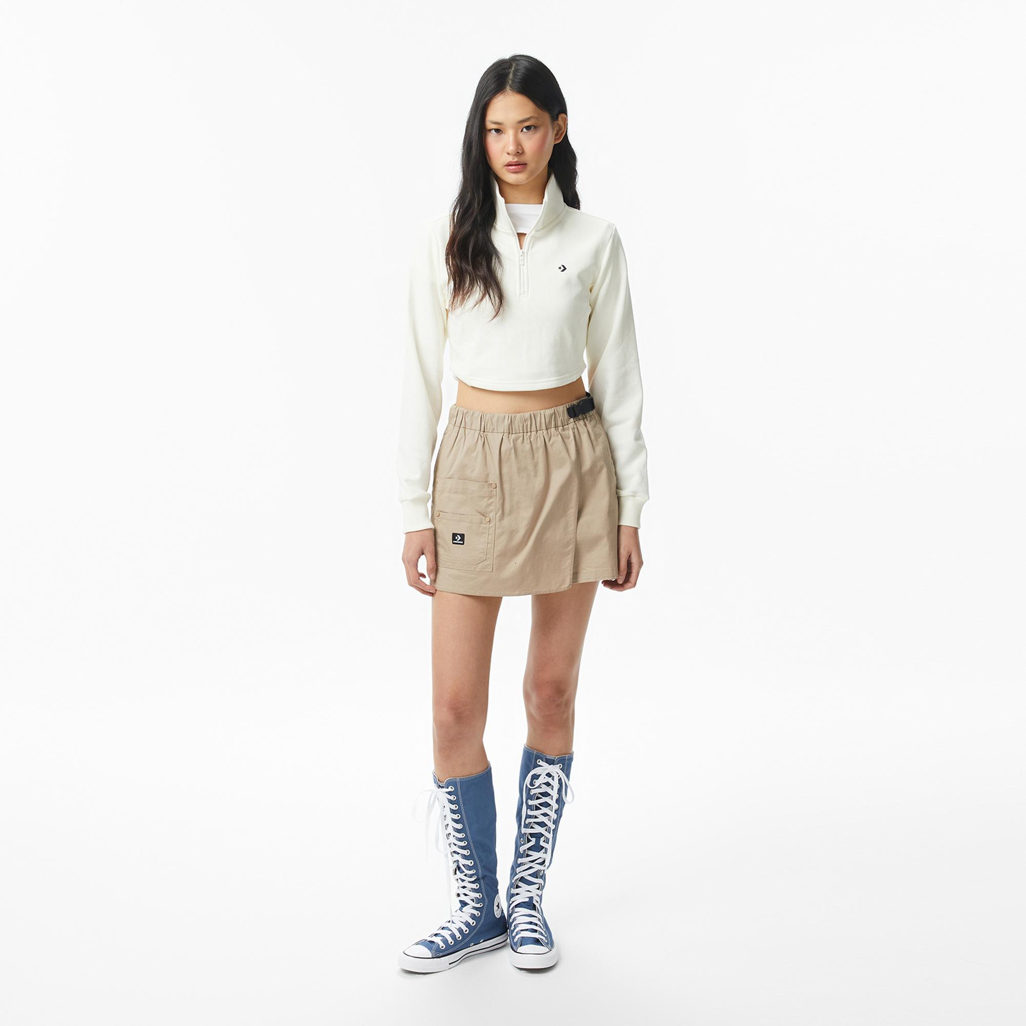 Converse Kadın Krem Sweatshirt