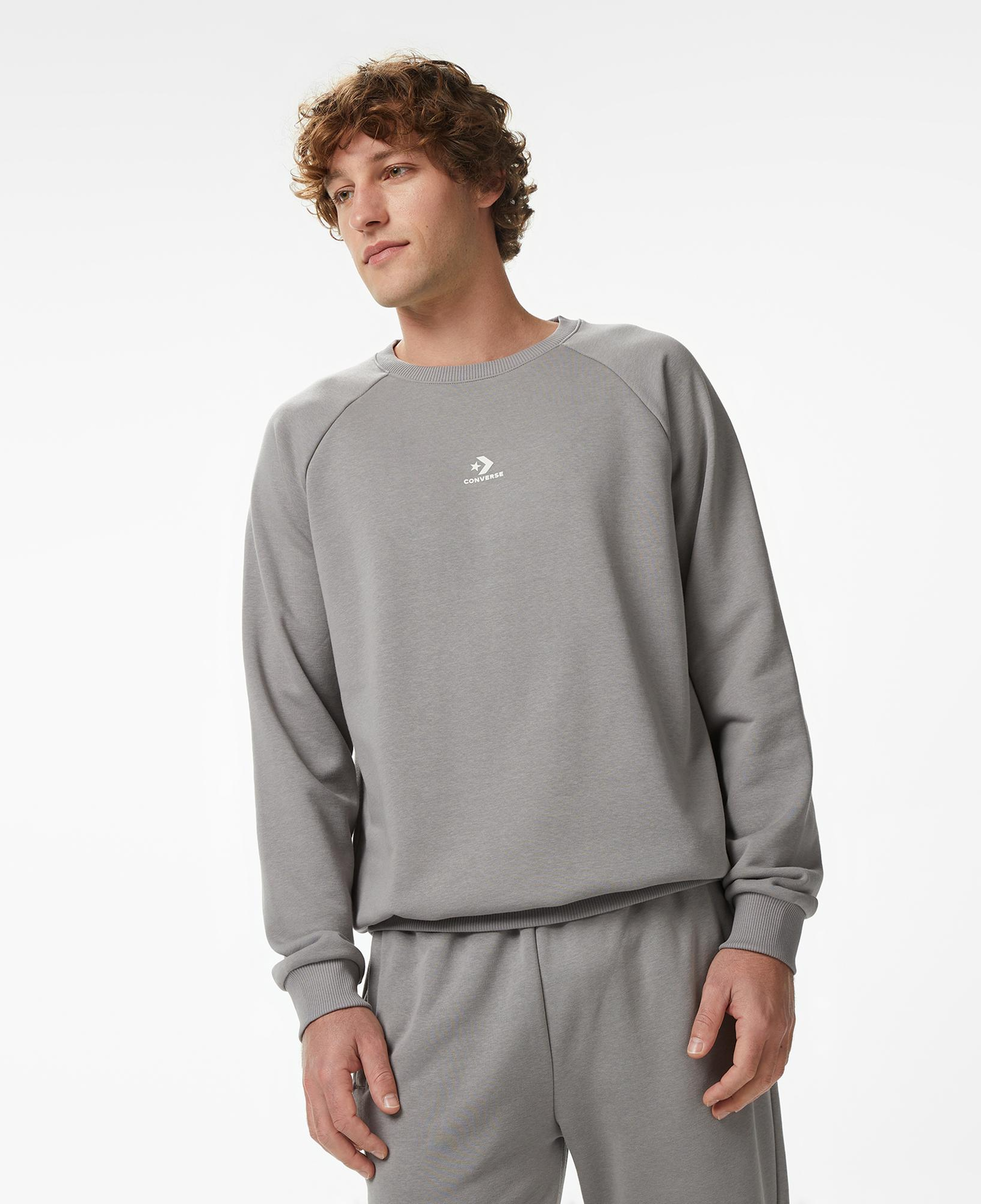 Converse Erkek Gri Sweatshirt