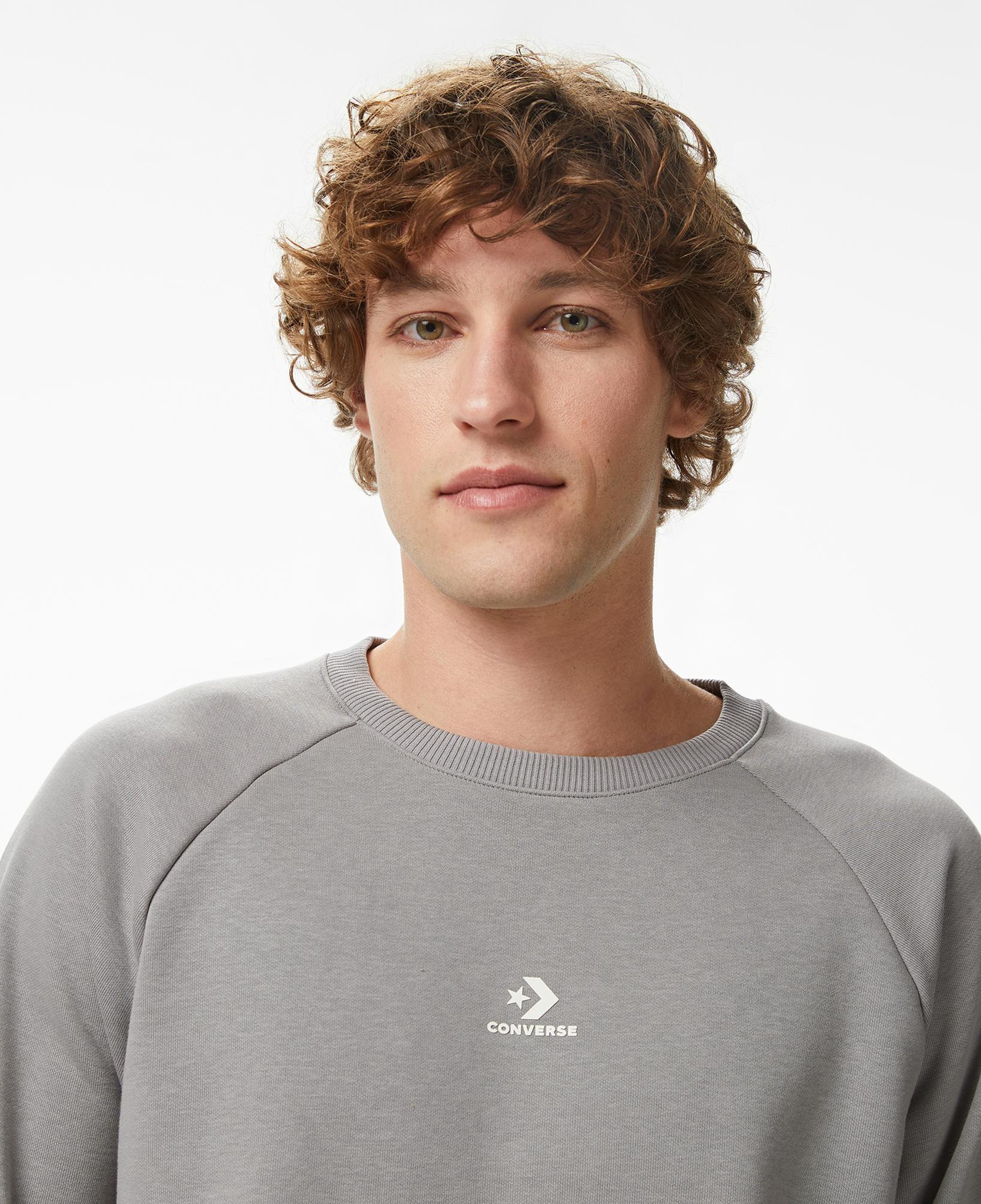 Converse Erkek Gri Sweatshirt