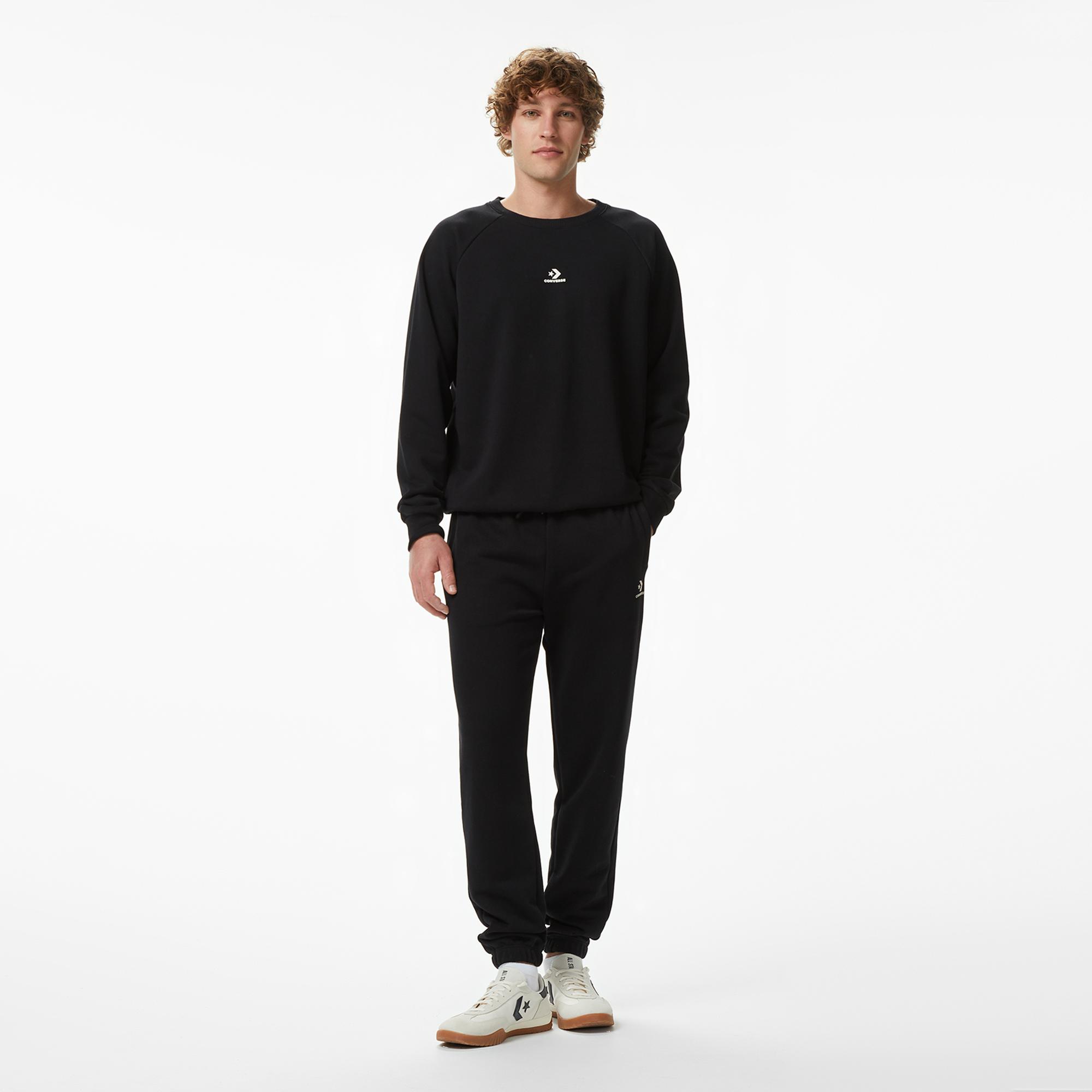 Converse Erkek Siyah Sweatshirt