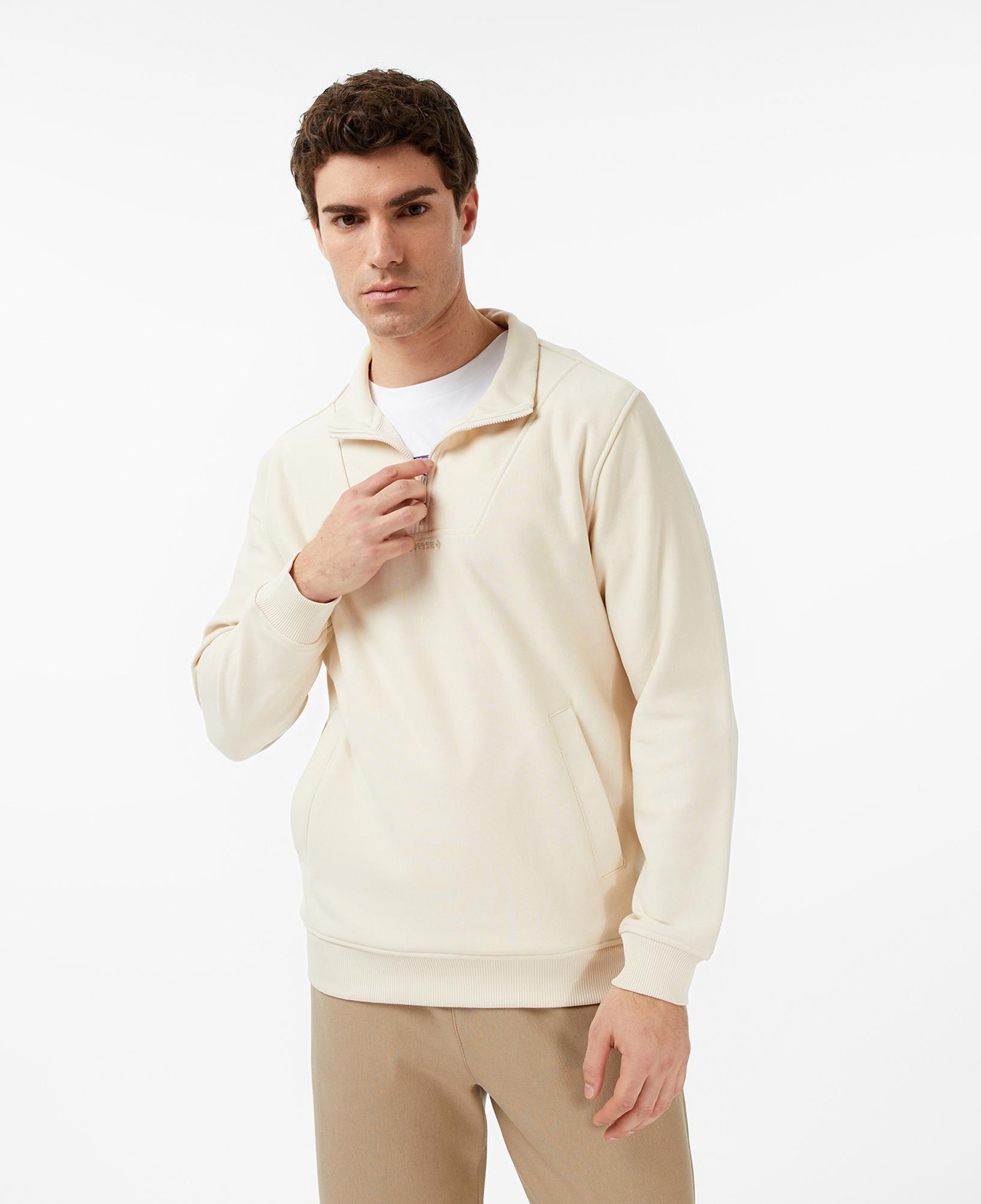 Converse Erkek Krem Sweatshirt