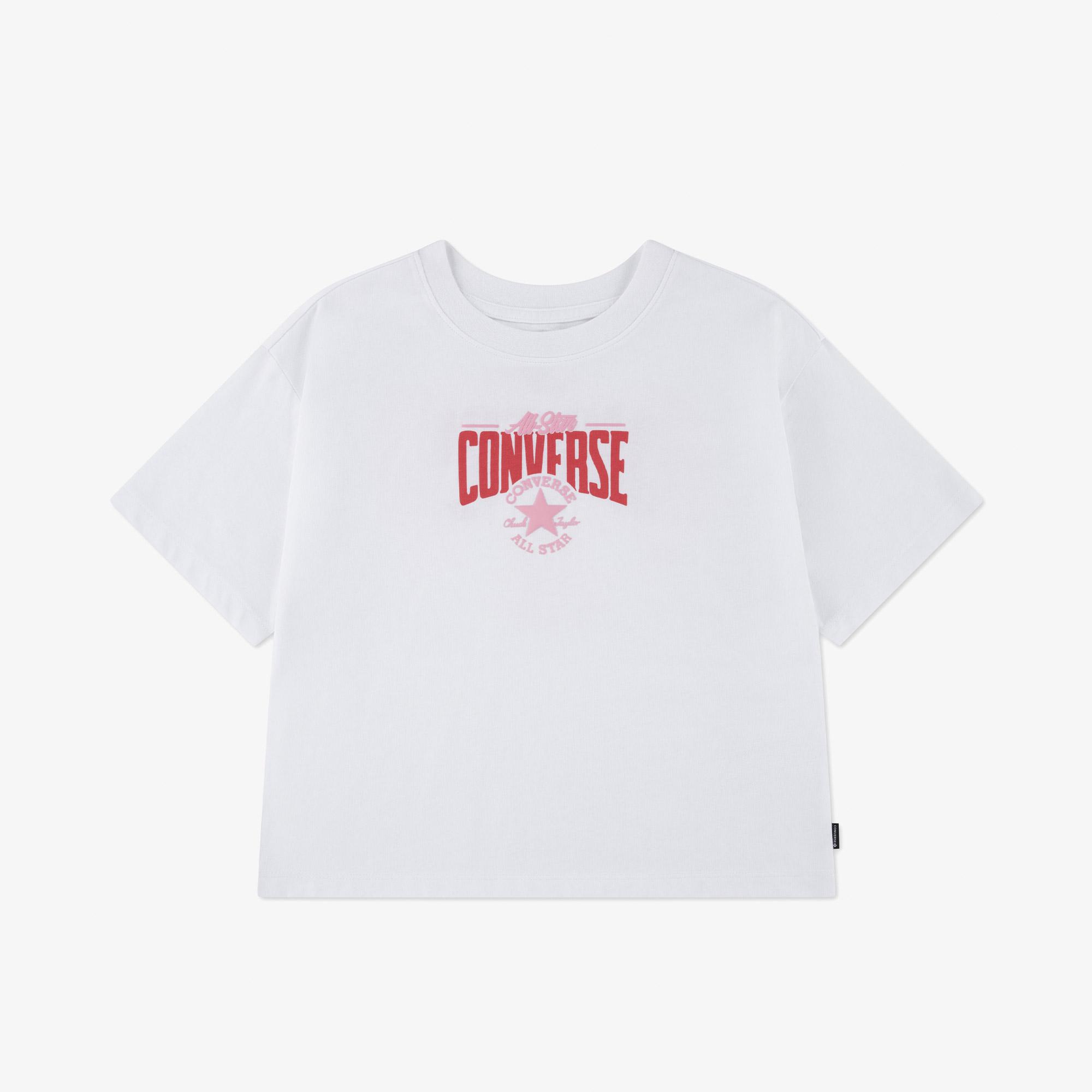 Converse Kız Genç Çocuk Beyaz T-Shirt