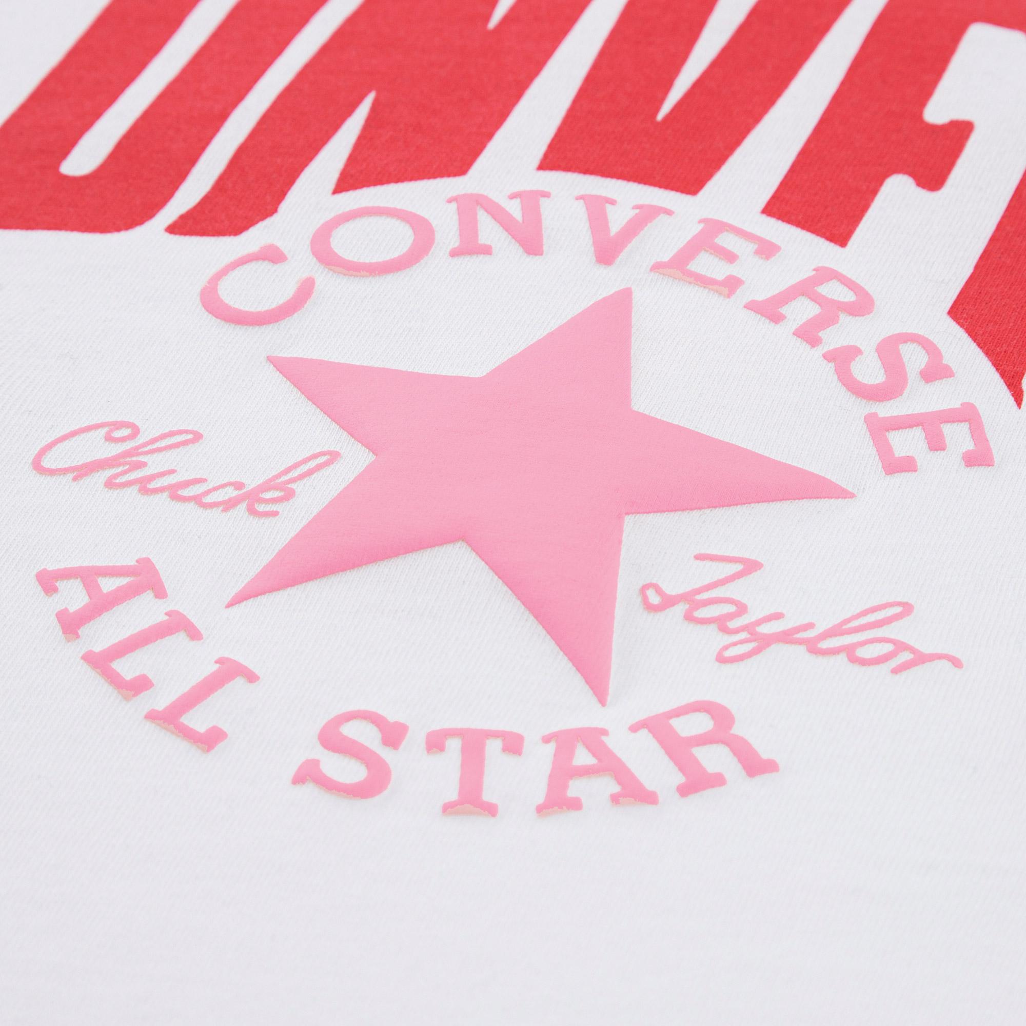 Converse Kız Genç Çocuk Beyaz T-Shirt