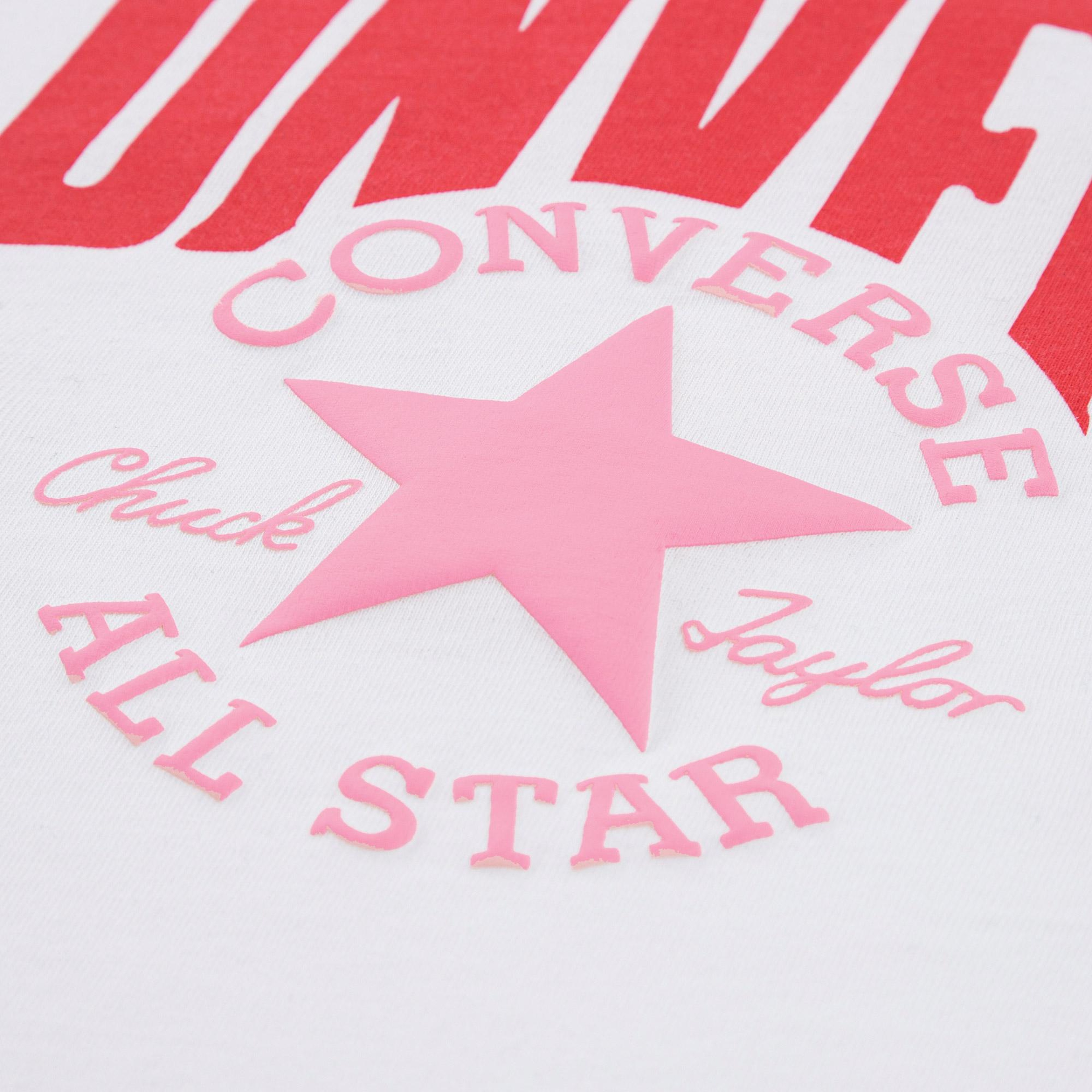 Converse Kız Genç Çocuk Beyaz T-Shirt