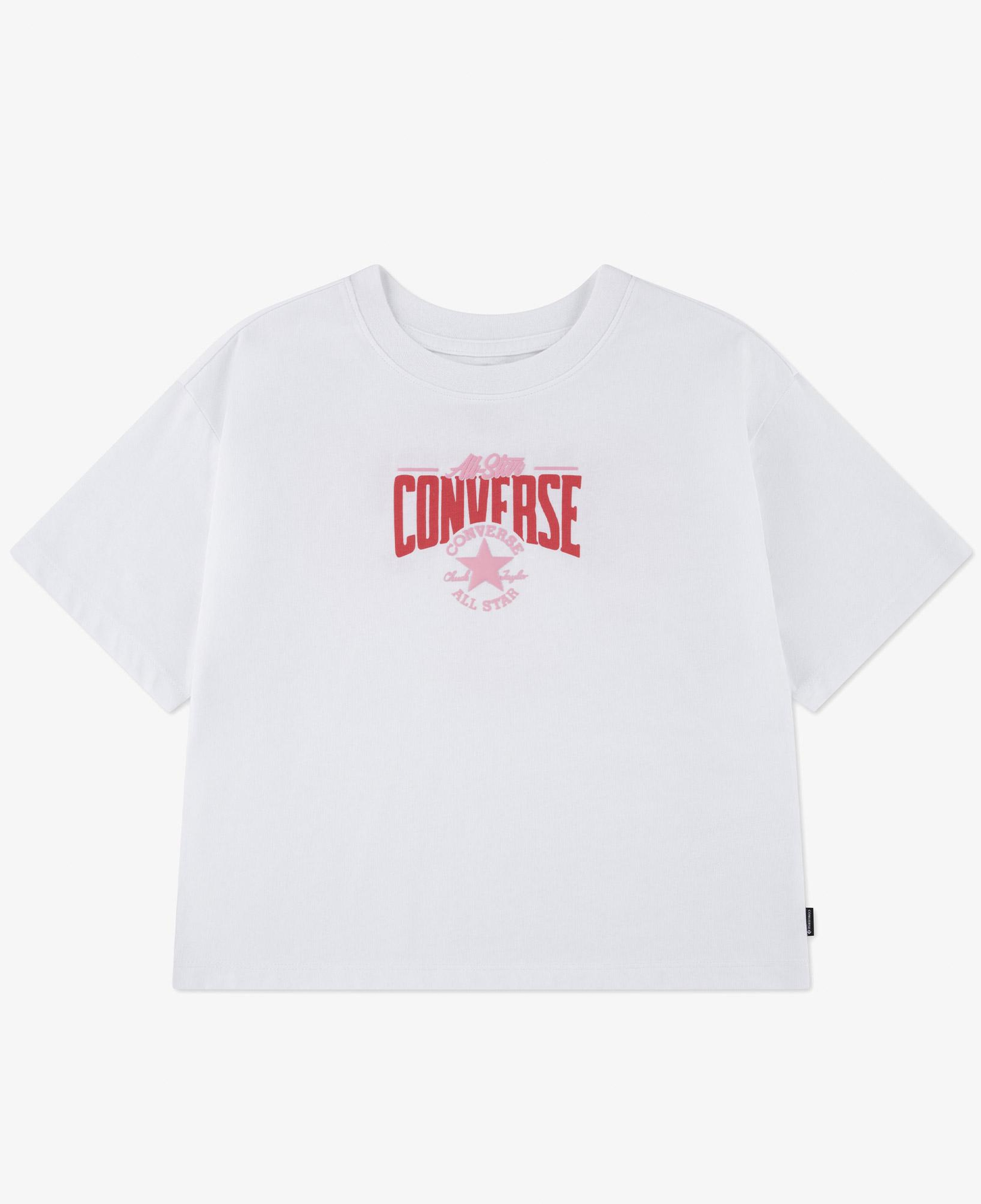 Converse Kız Genç Çocuk Beyaz T-Shirt