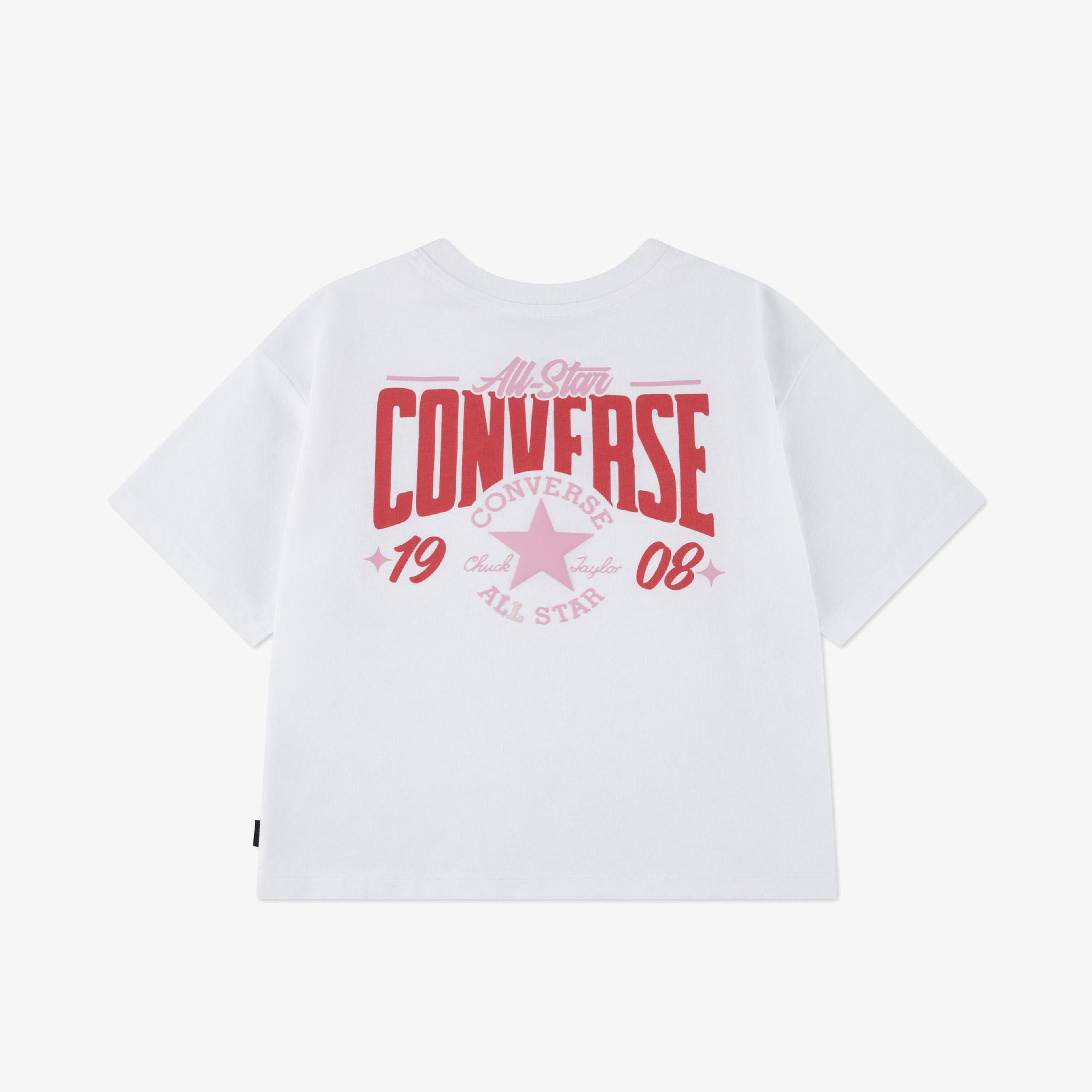 Converse Kız Genç Çocuk Beyaz T-Shirt