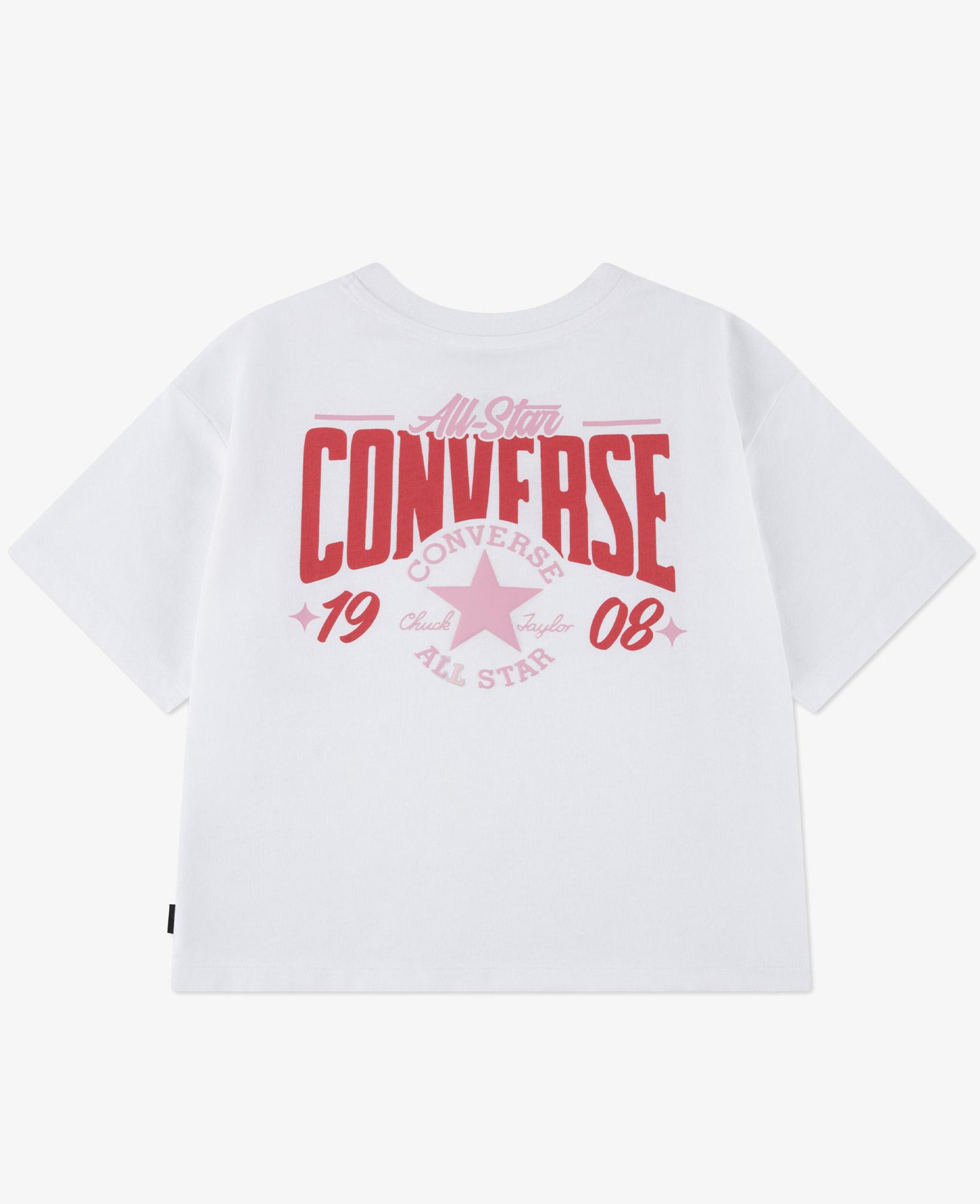 Converse Kız Genç Çocuk Beyaz T-Shirt