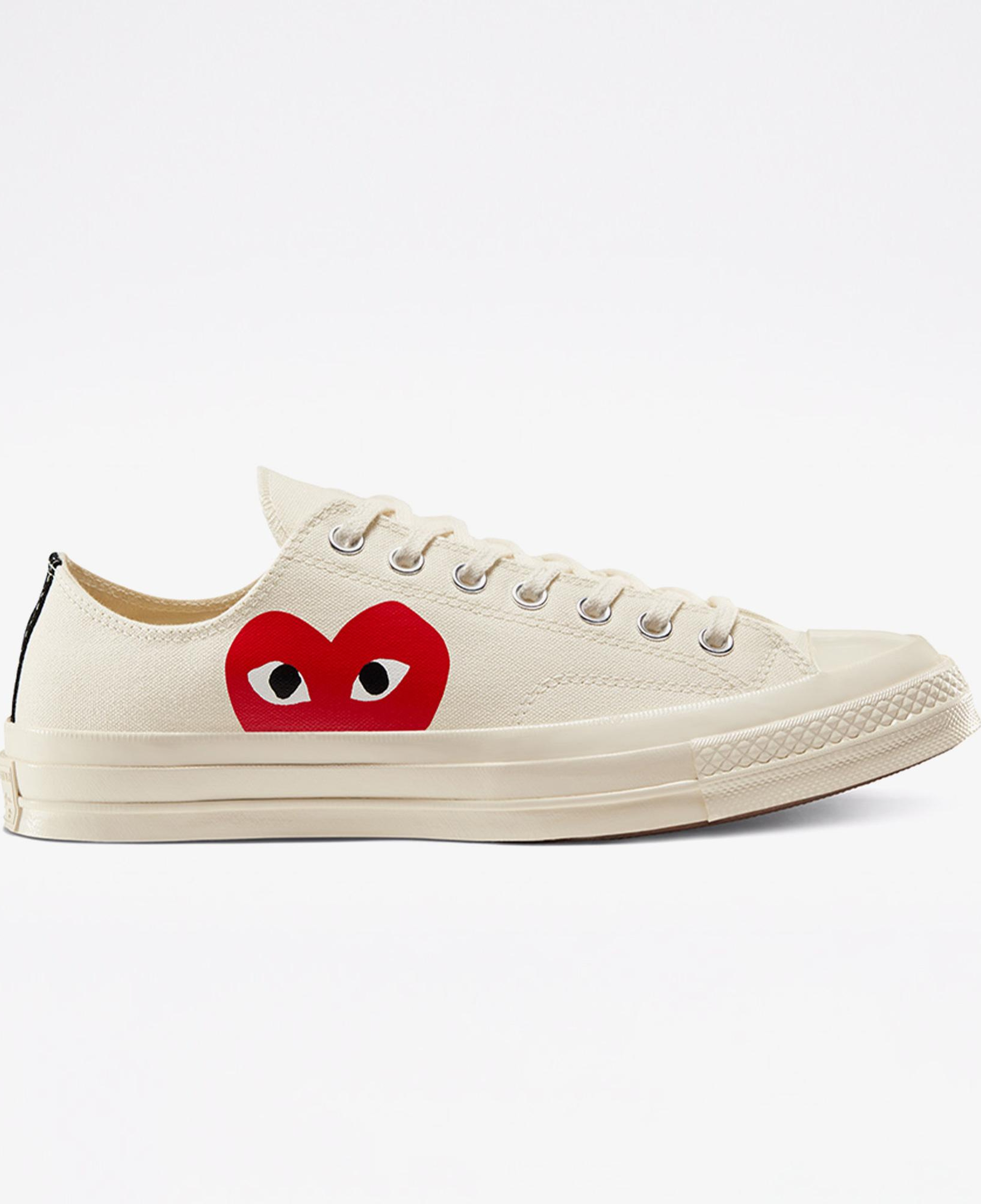Converse X Comme Des Garçons Play Chuck 70 Unisex Beyaz Sneaker