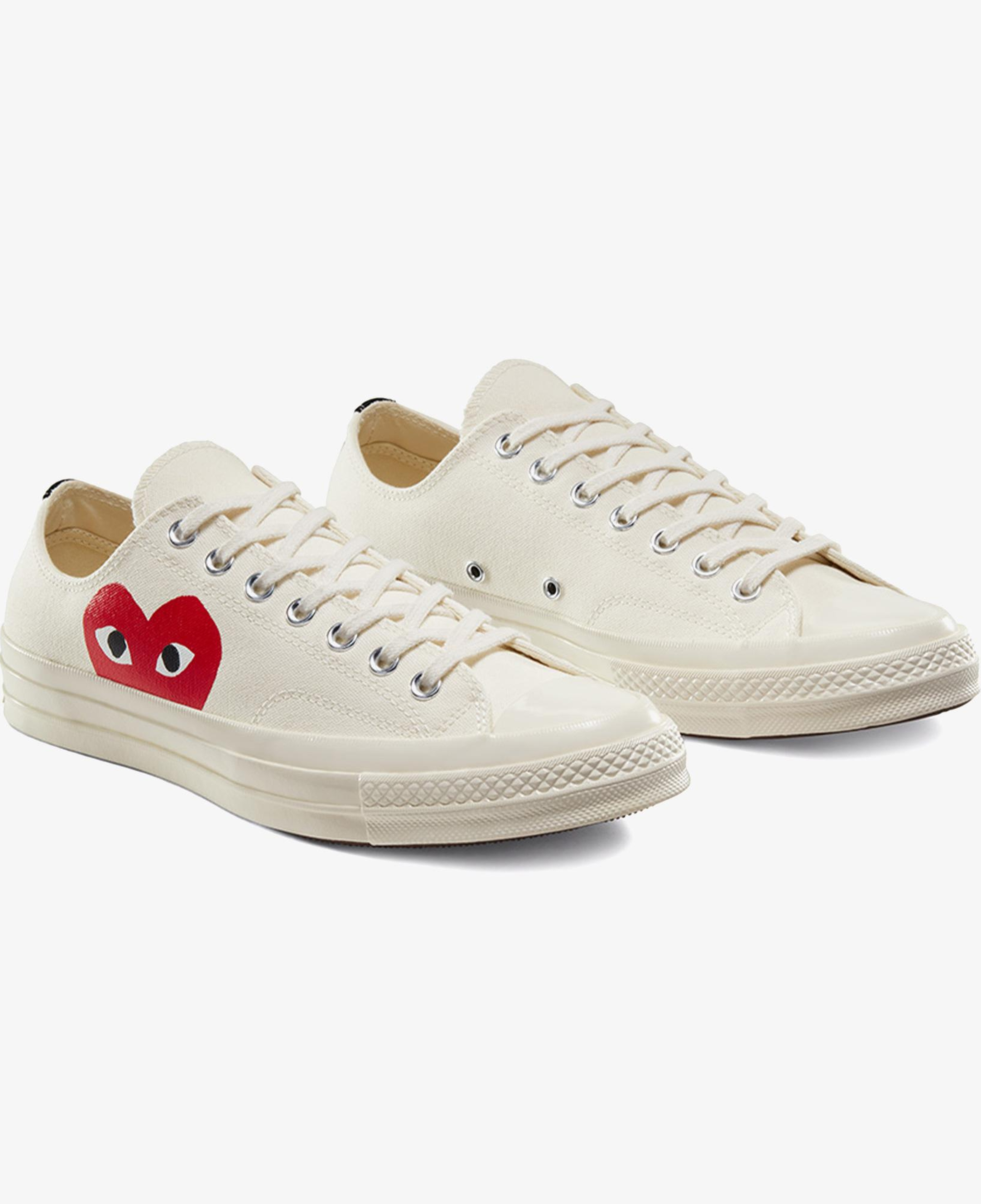 Converse X Comme Des Garçons Play Chuck 70 Unisex Beyaz Sneaker