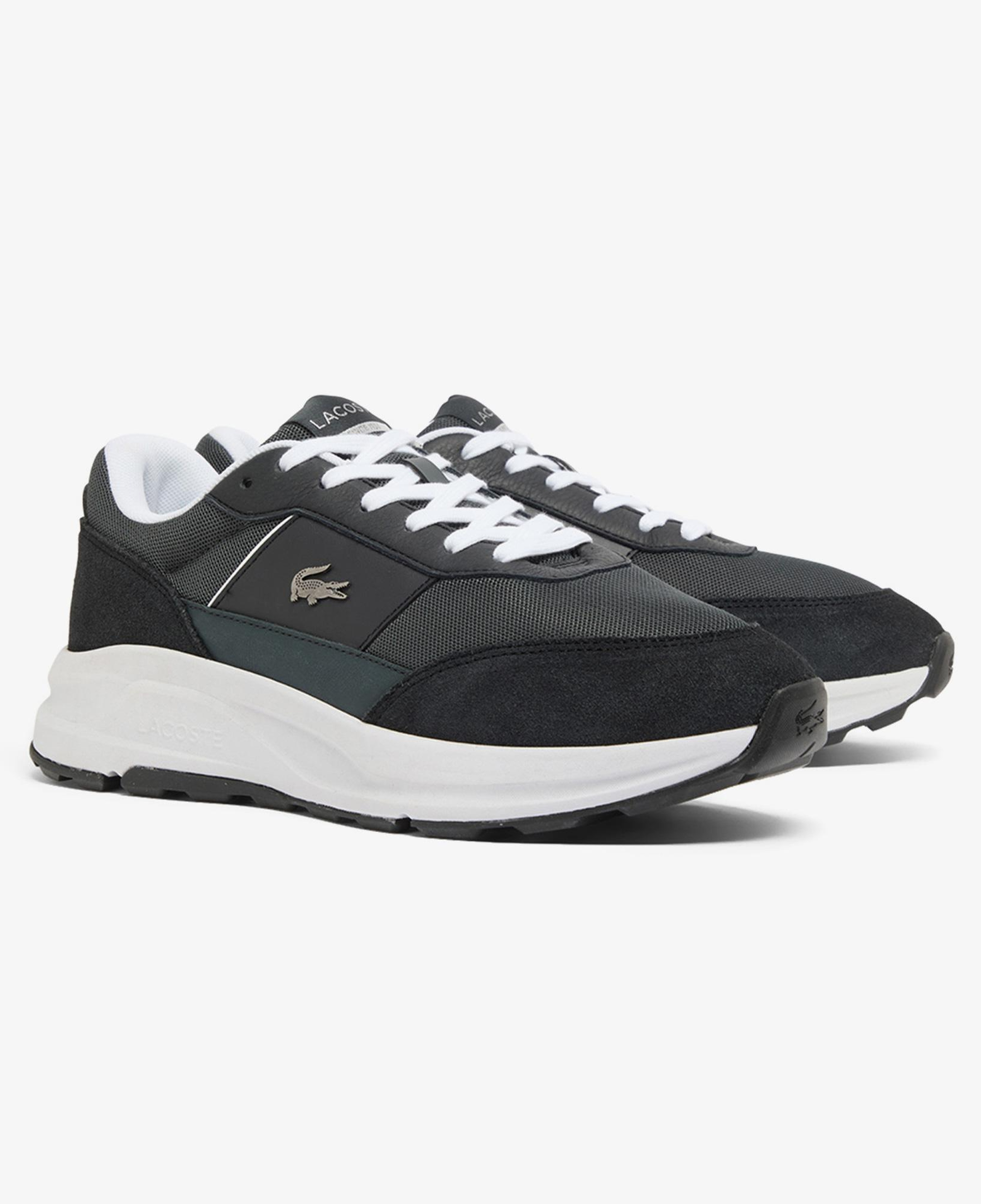 Lacoste Run Set CGR Bar Erkek Koyu Gri Sneaker